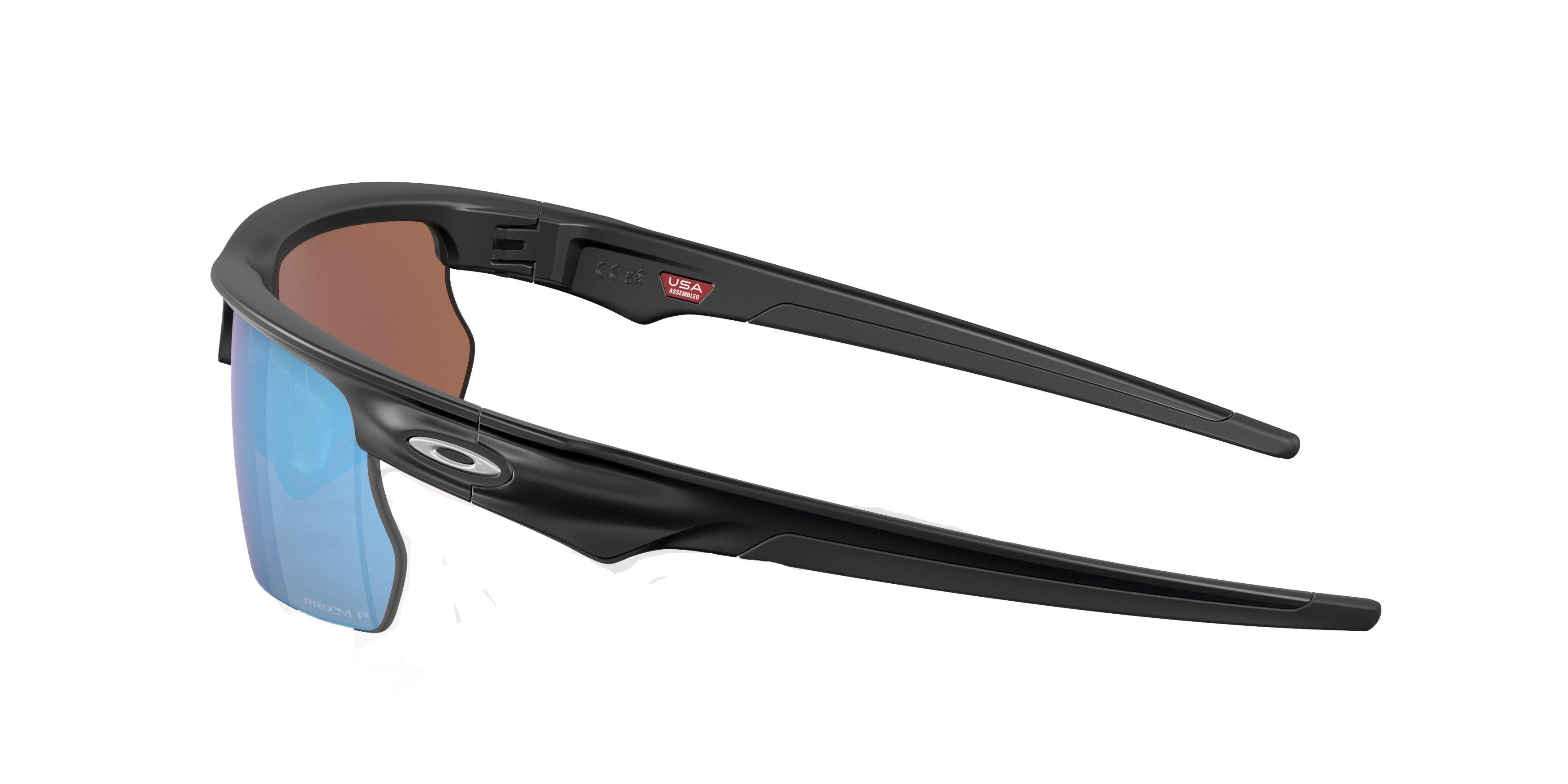 Oakley Bisphaera Prizm Sunglasses - BLACK/BLUE Thumbnail View 7