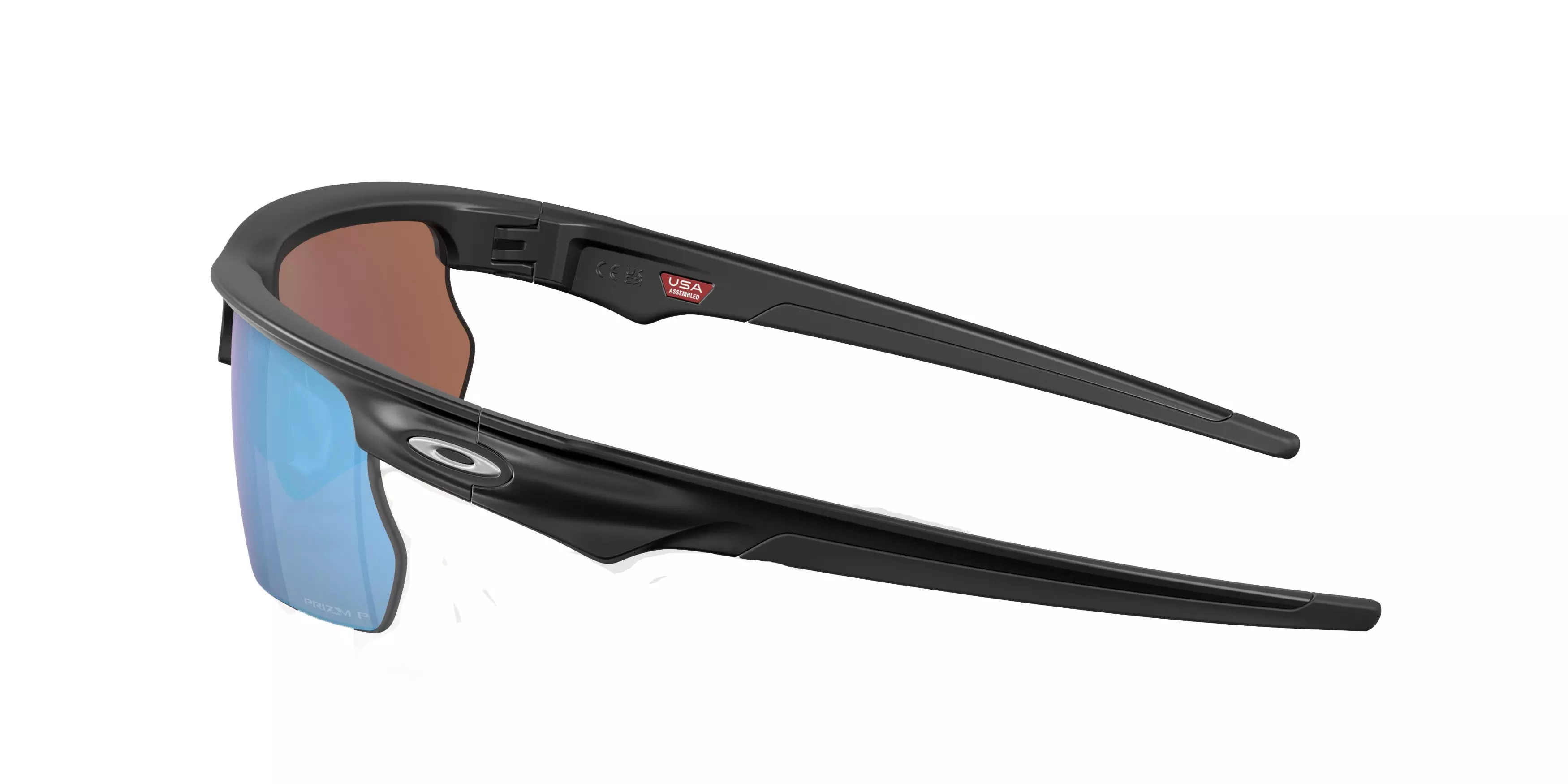 Oakley Bisphaera Prizm Sunglasses - BLACK/BLUE