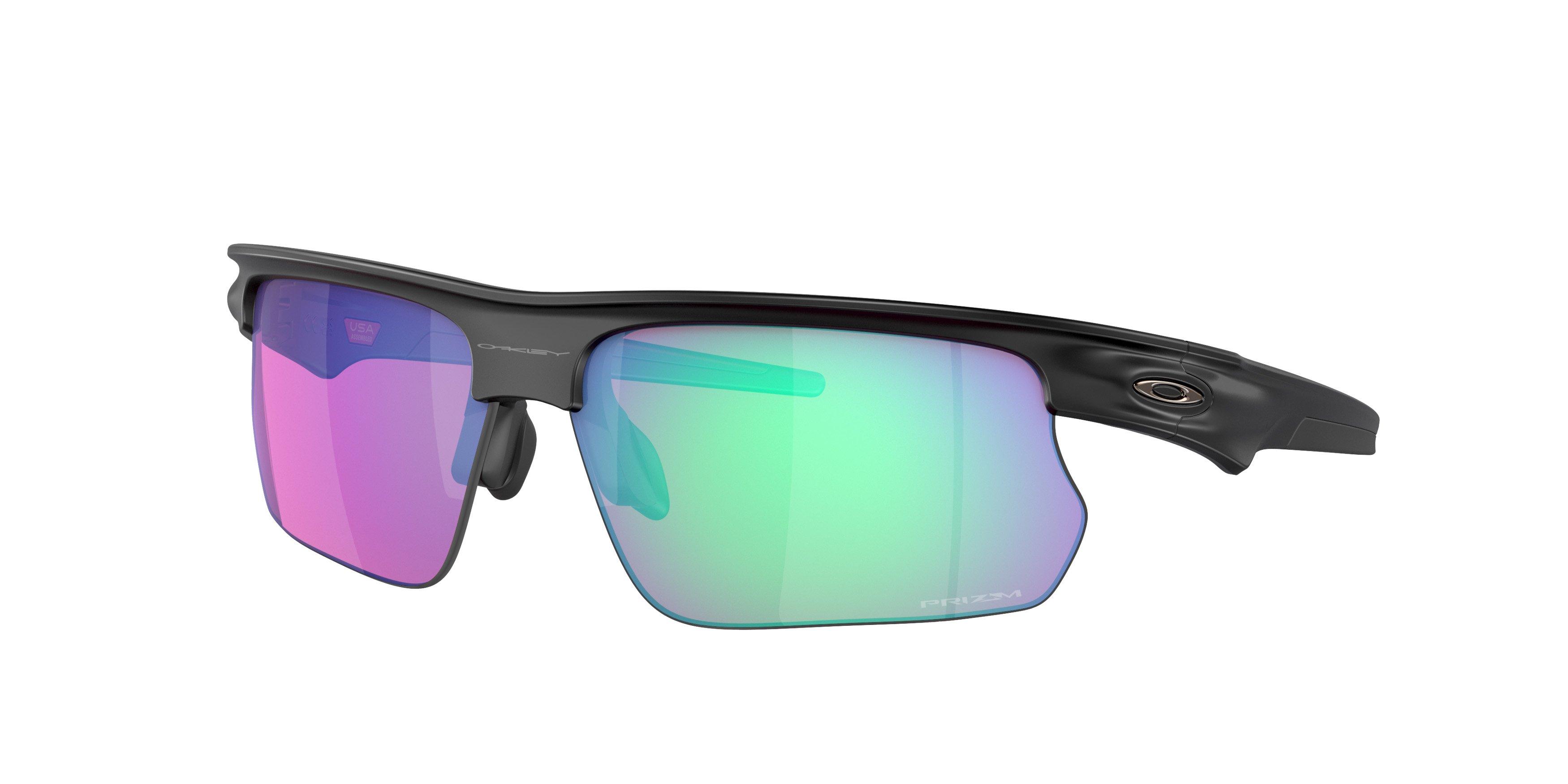 Oakley Bisphaera Prizm Sunglasses - BLACK/GREEN Thumbnail View 1