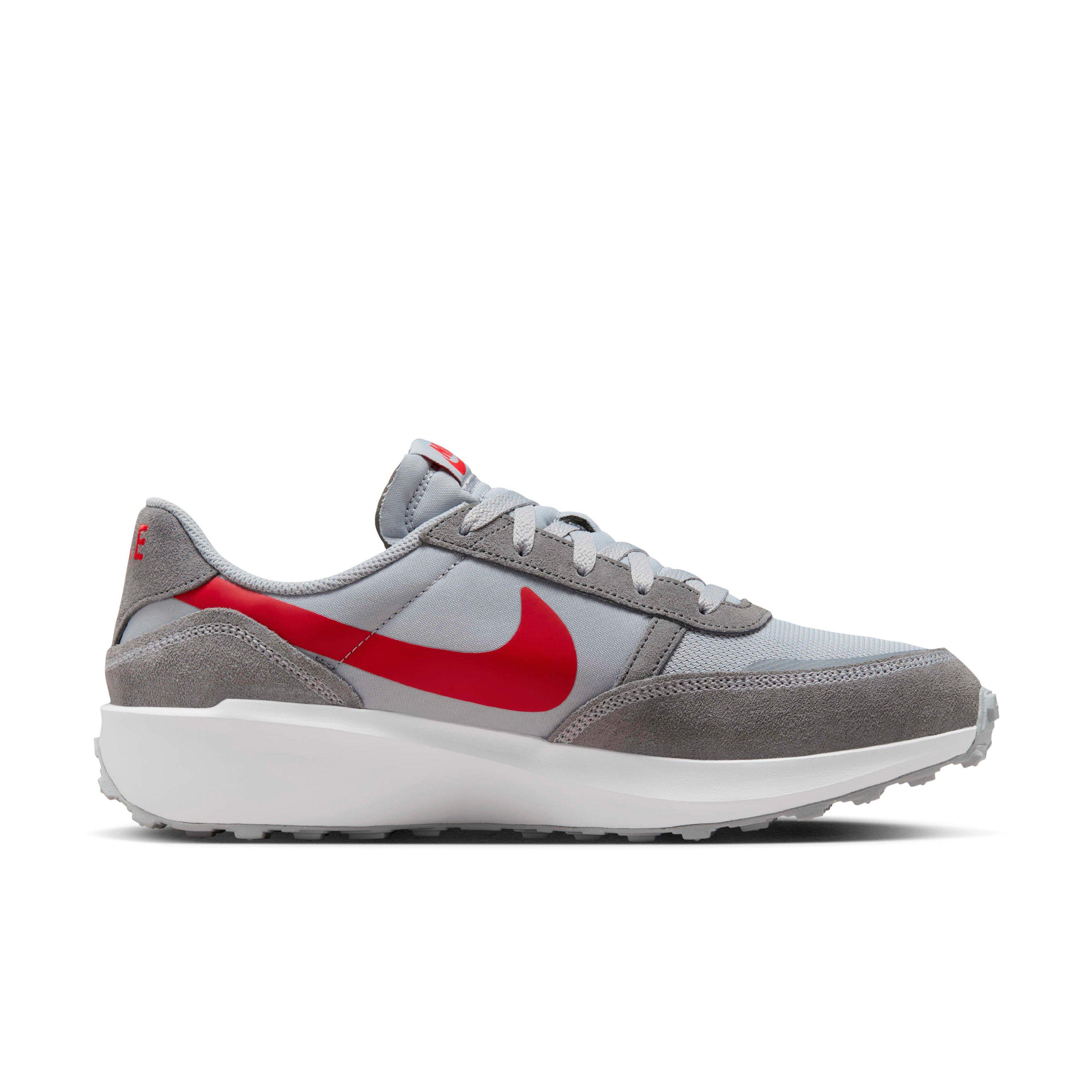 Nike Waffle Nav "Wolf Grey/Cool Grey/White/University Red" Men's Shoe - GREY/GREY/WHITE/RED Thumbnail View 1
