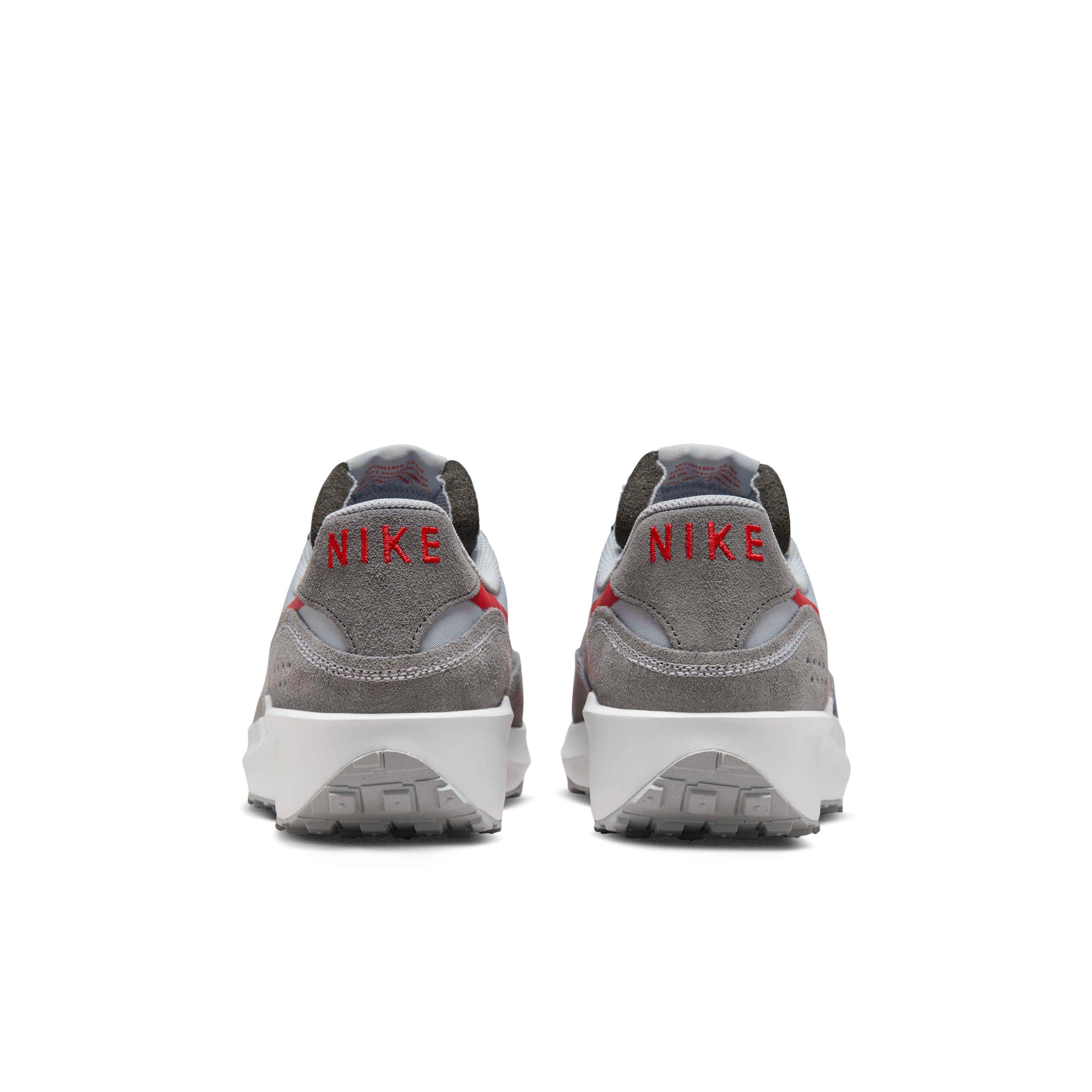 Nike Waffle Nav "Wolf Grey/Cool Grey/White/University Red" Men's Shoe - GREY/GREY/WHITE/RED Thumbnail View 5