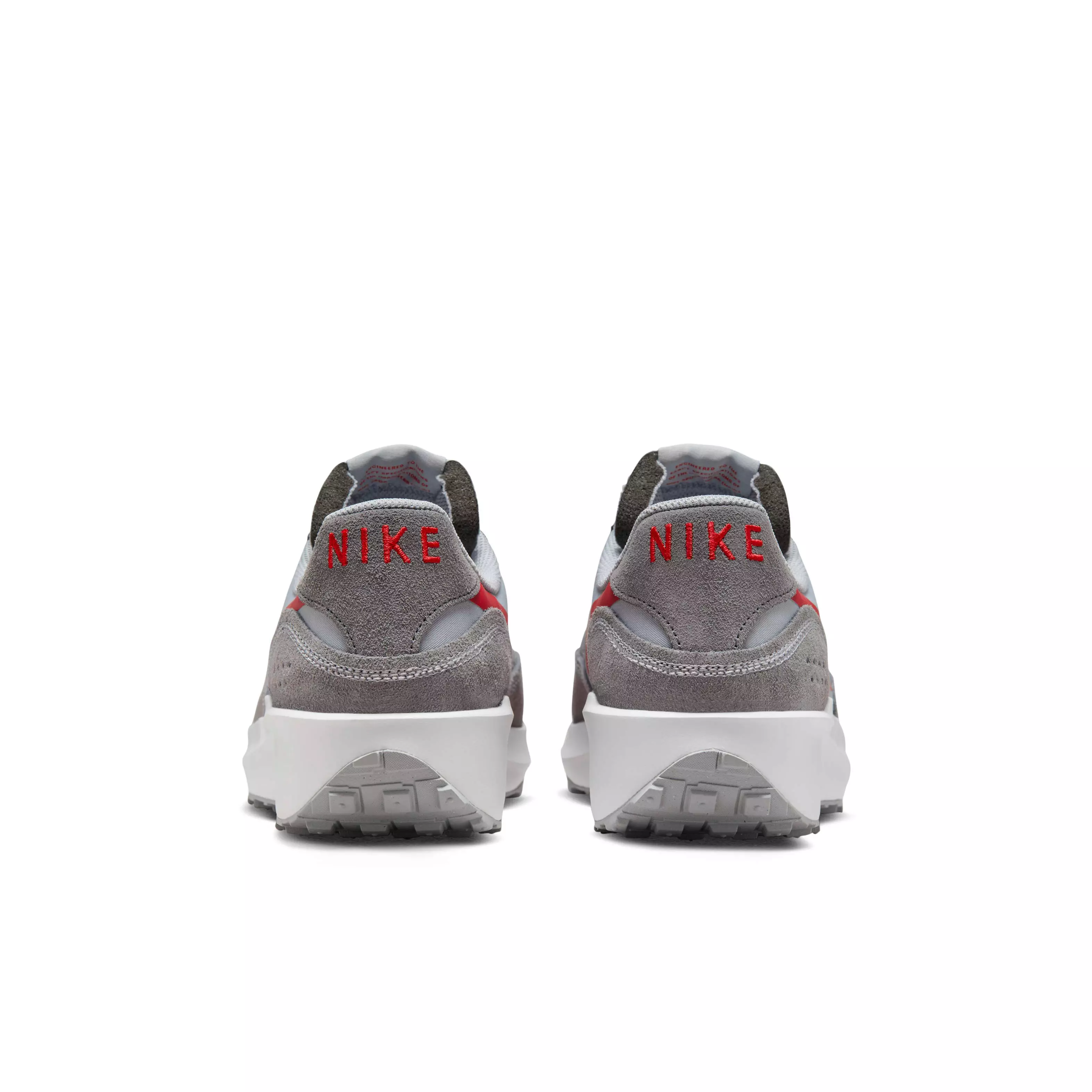 Nike Waffle Nav "Wolf Grey/Cool Grey/White/University Red" Men's Shoe - GREY/GREY/WHITE/RED