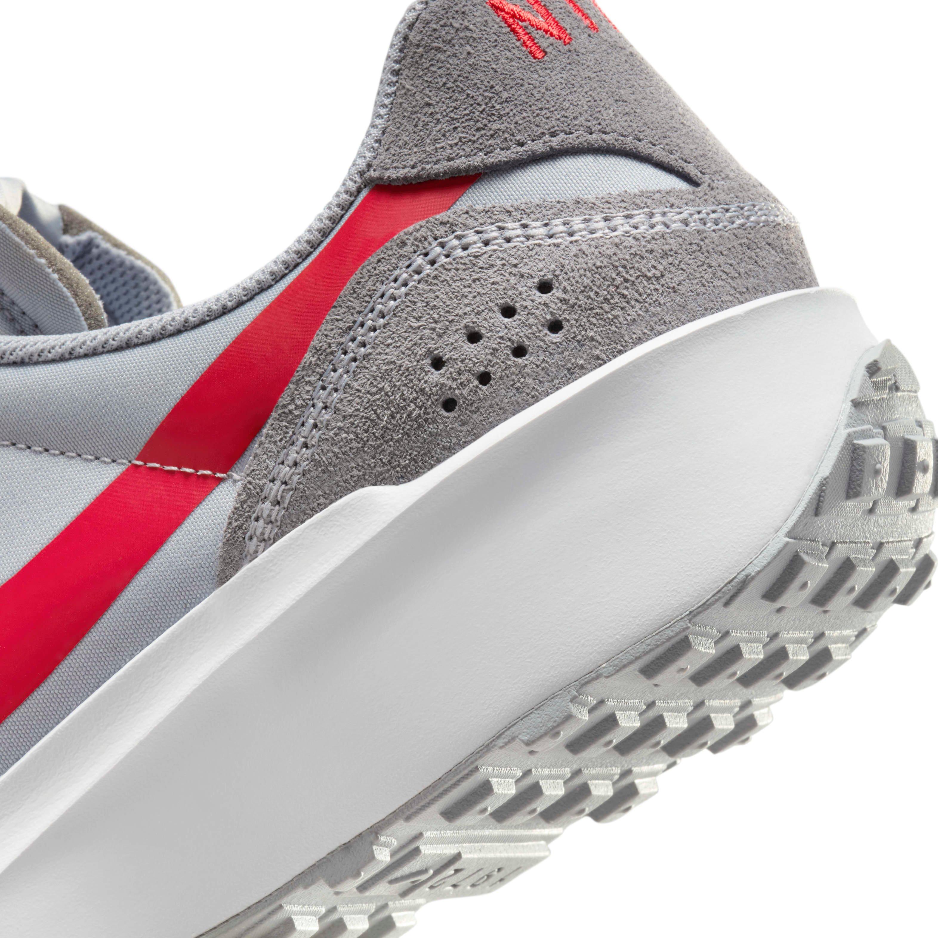 Nike Waffle Nav "Wolf Grey/Cool Grey/White/University Red" Men's Shoe - GREY/GREY/WHITE/RED Thumbnail View 8