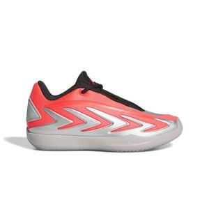 adidas Anthony Edwards 3 "Solar Silver" Preschool Kids' Basketball Shoe - LUCID RED/SILVER METALLIC/CORE BLACK