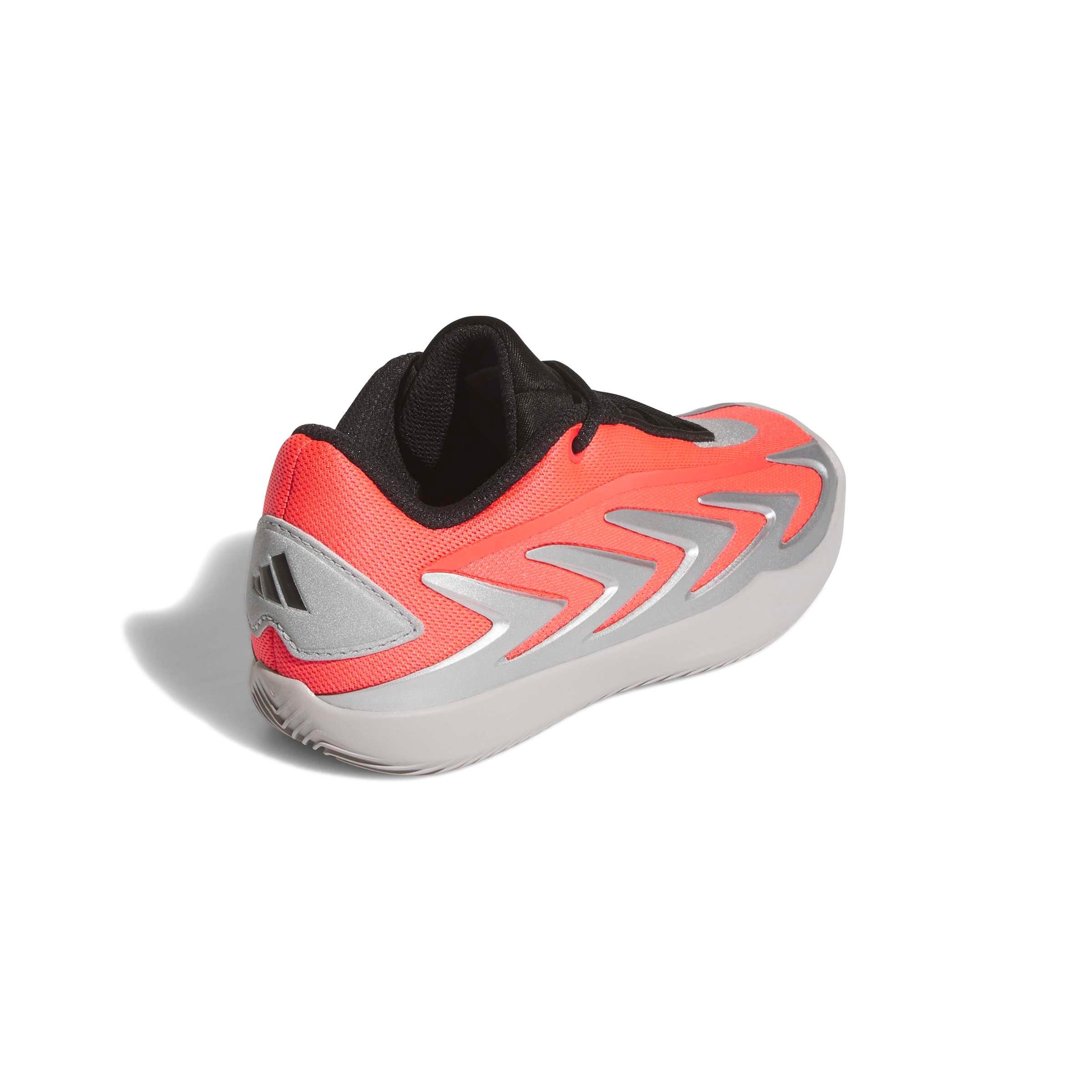 adidas Anthony Edwards 3 "Solar Silver" Preschool Kids' Basketball Shoe - LUCID RED/SILVER METALLIC/CORE BLACK