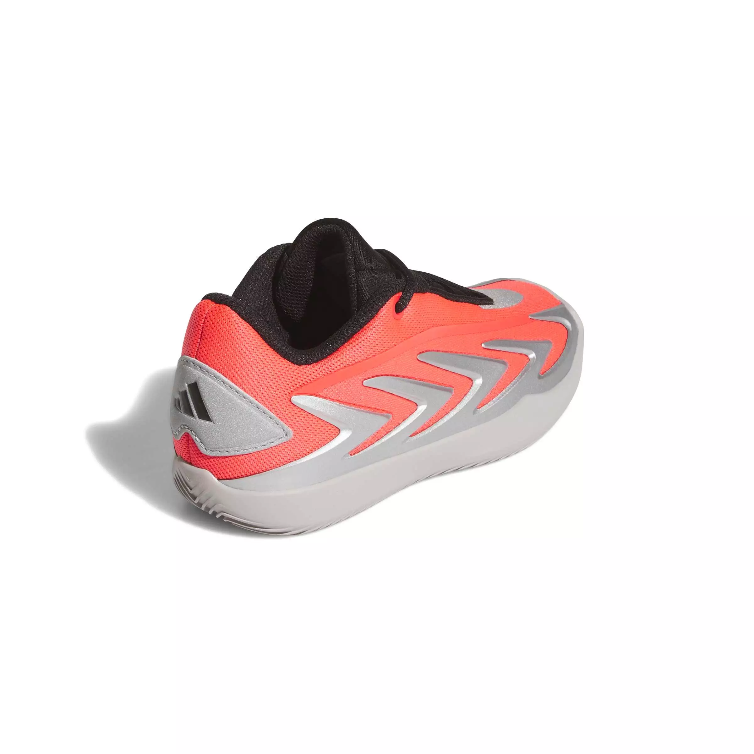 adidas Anthony Edwards 3 "Solar Silver" Preschool Kids' Basketball Shoe - LUCID RED/SILVER METALLIC/CORE BLACK