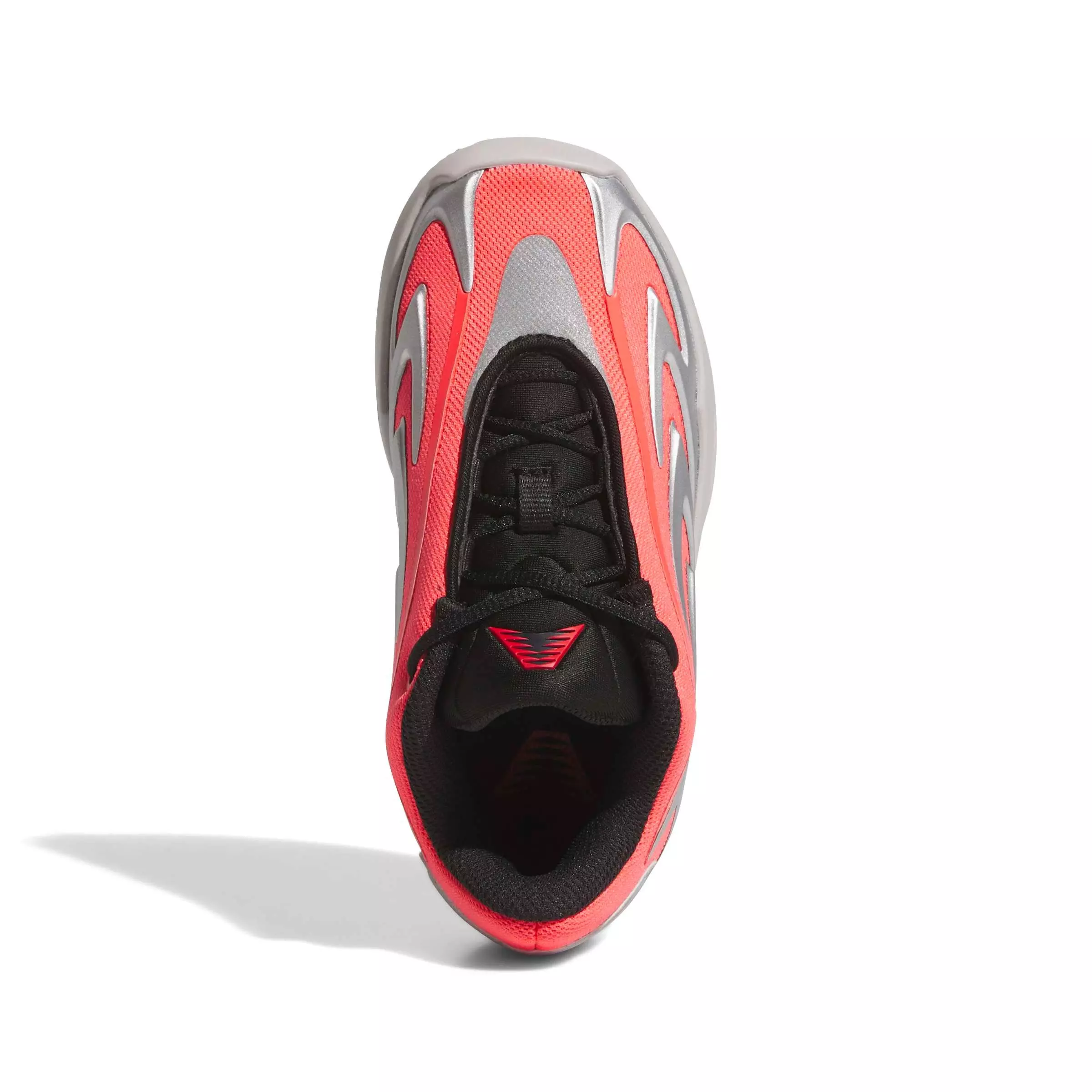 adidas Anthony Edwards 3 "Solar Silver" Preschool Kids' Basketball Shoe - LUCID RED/SILVER METALLIC/CORE BLACK