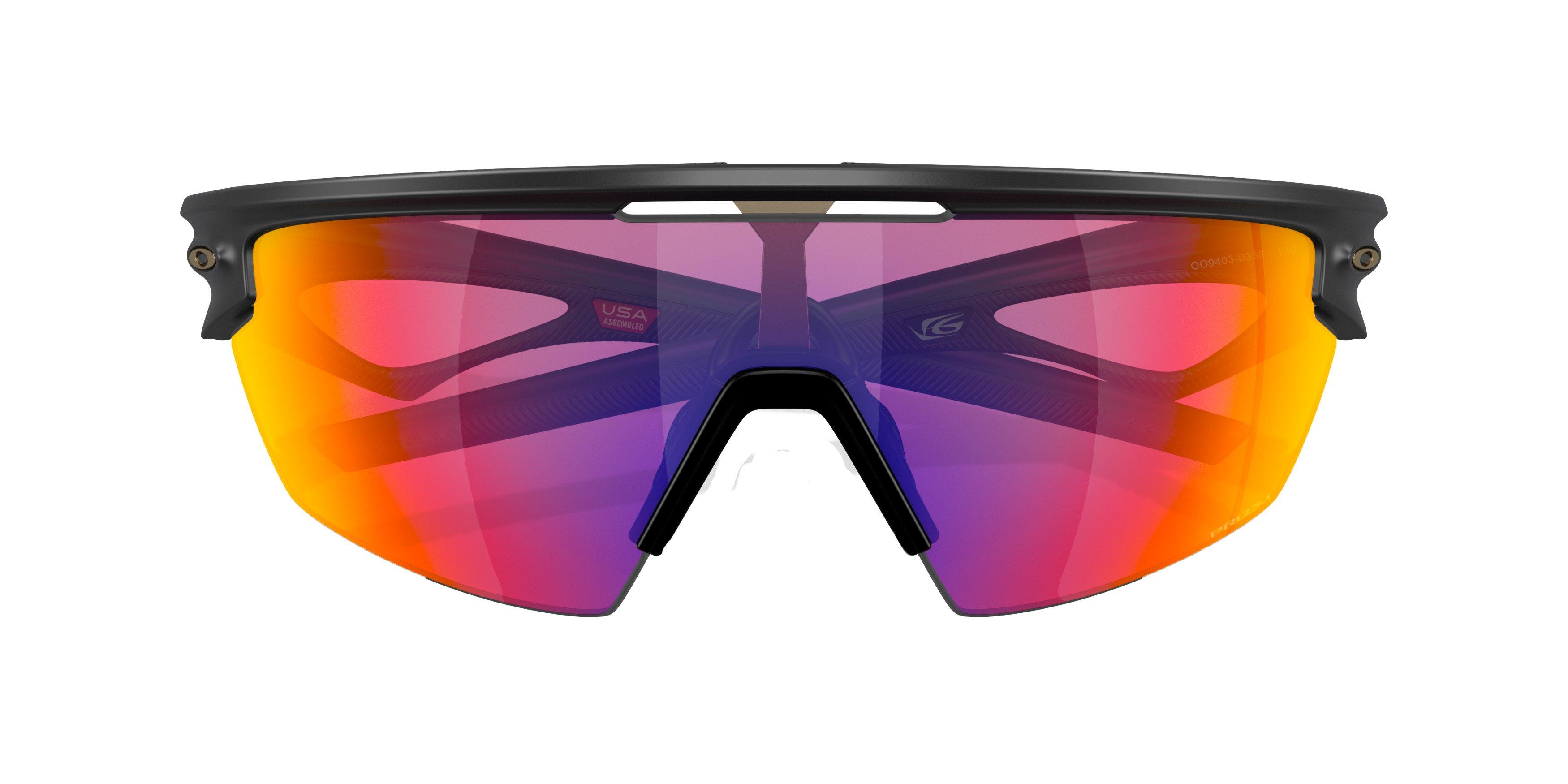 Oakley Sphaera Polarized Sunglasses - BLACK/RED Thumbnail View 8