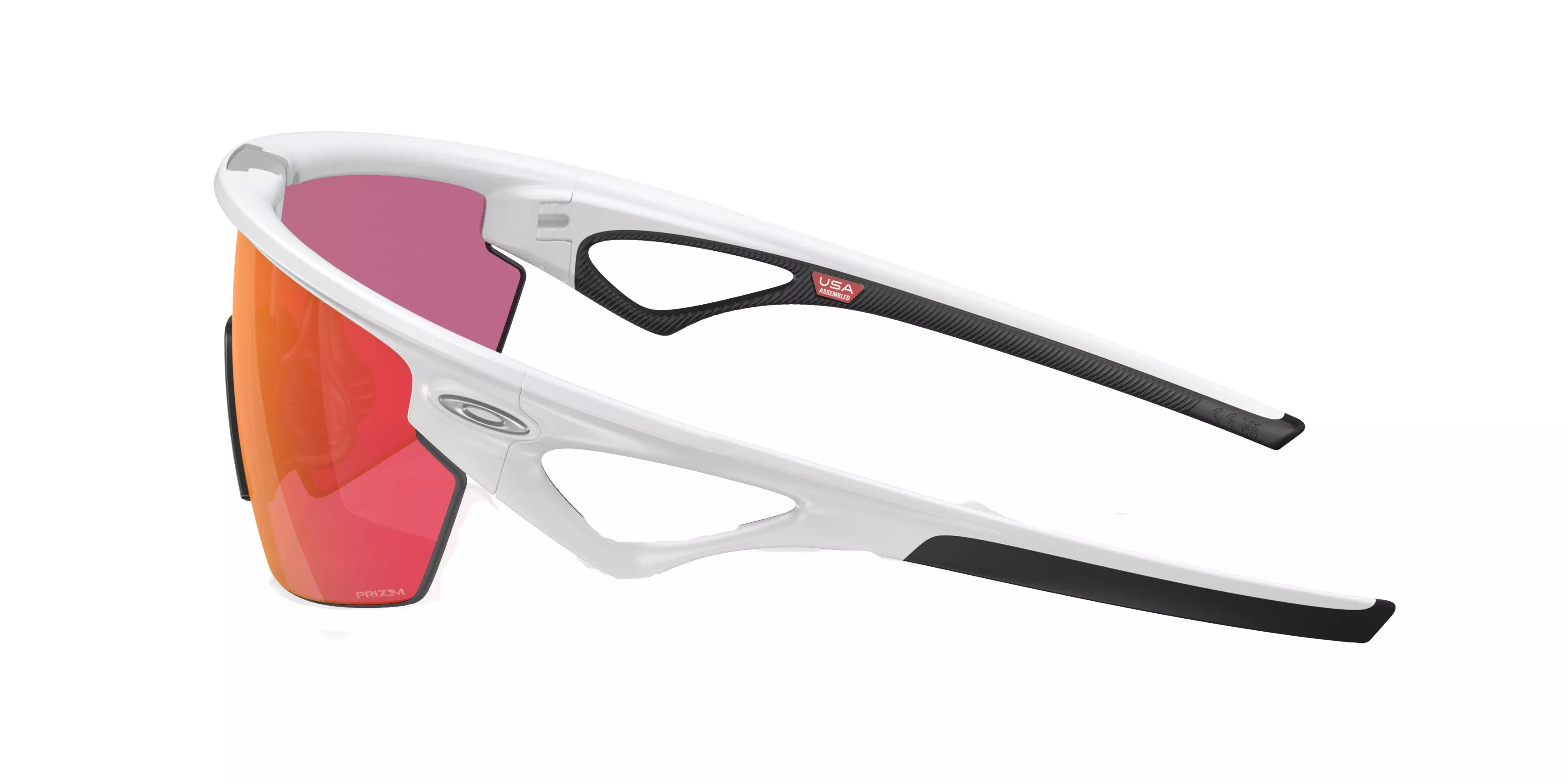 Oakley Sphaera Polarized Sunglasses - WHITE/RED
