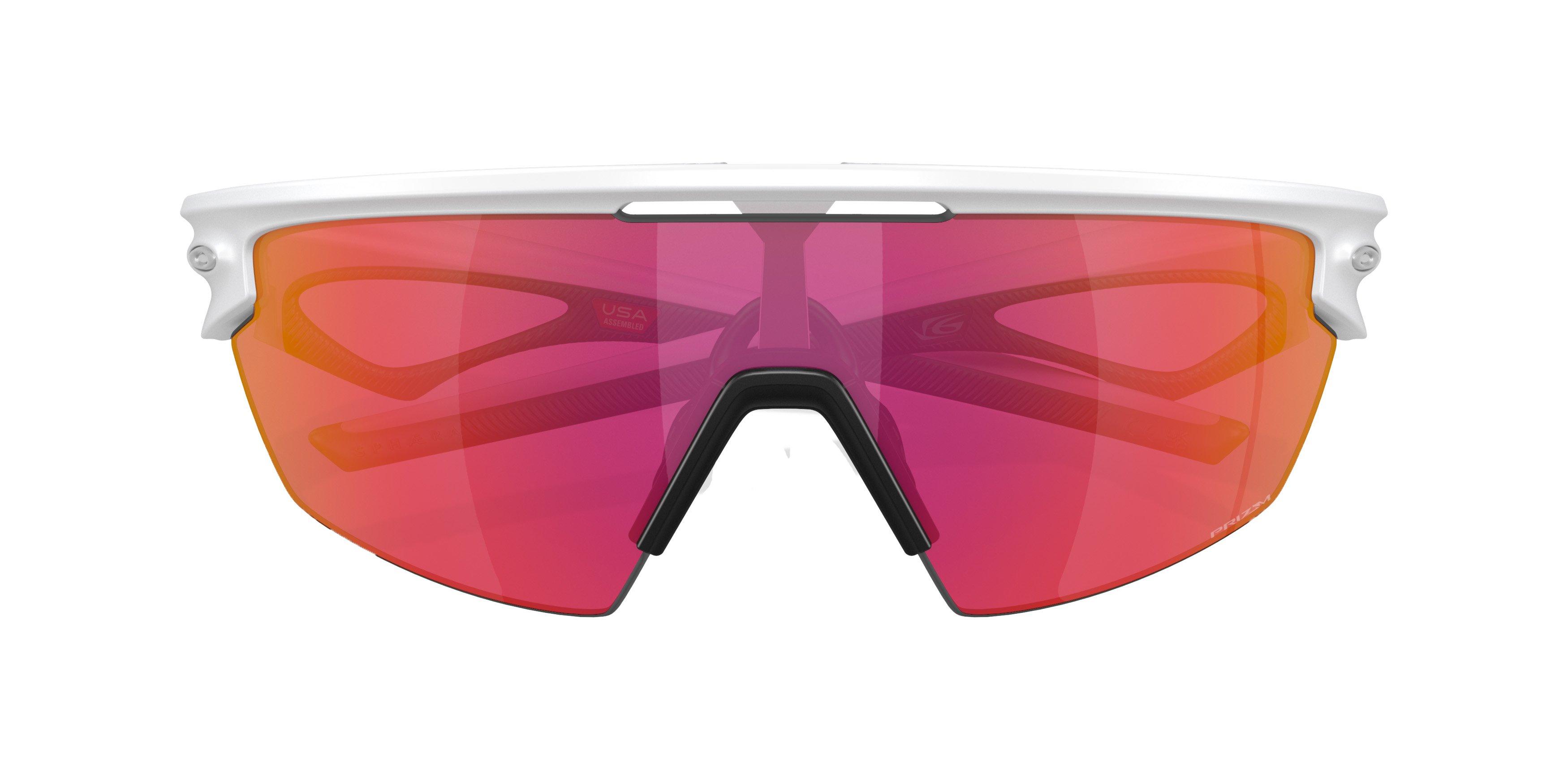 Oakley Sphaera Polarized Sunglasses - WHITE/RED Thumbnail View 8