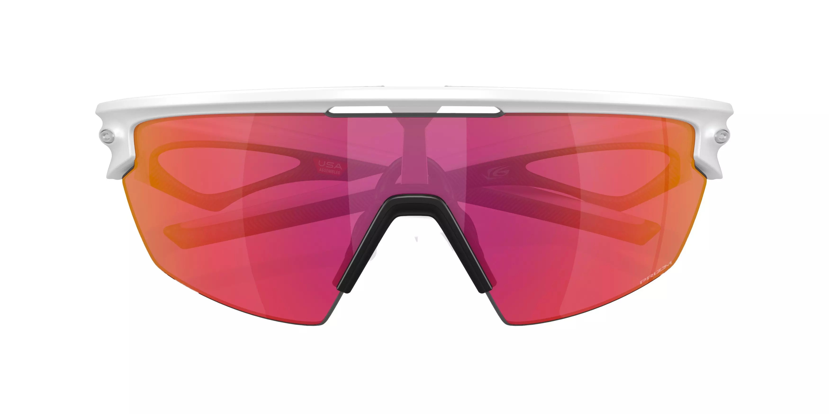 Oakley Sphaera Polarized Sunglasses - WHITE/RED