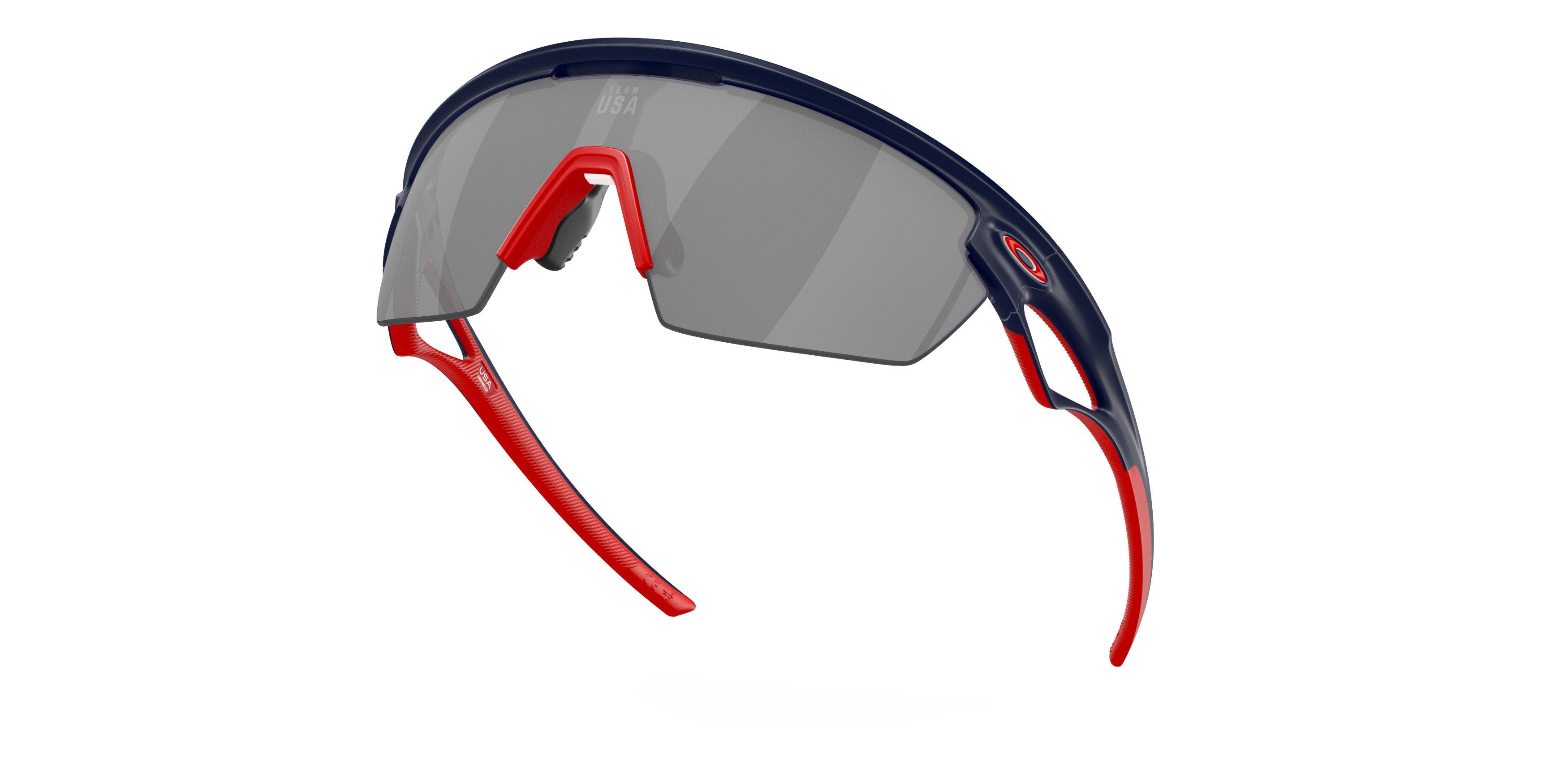 Oakley Sphaera Polarized Sunglasses - BLUE/GREY Thumbnail View 4