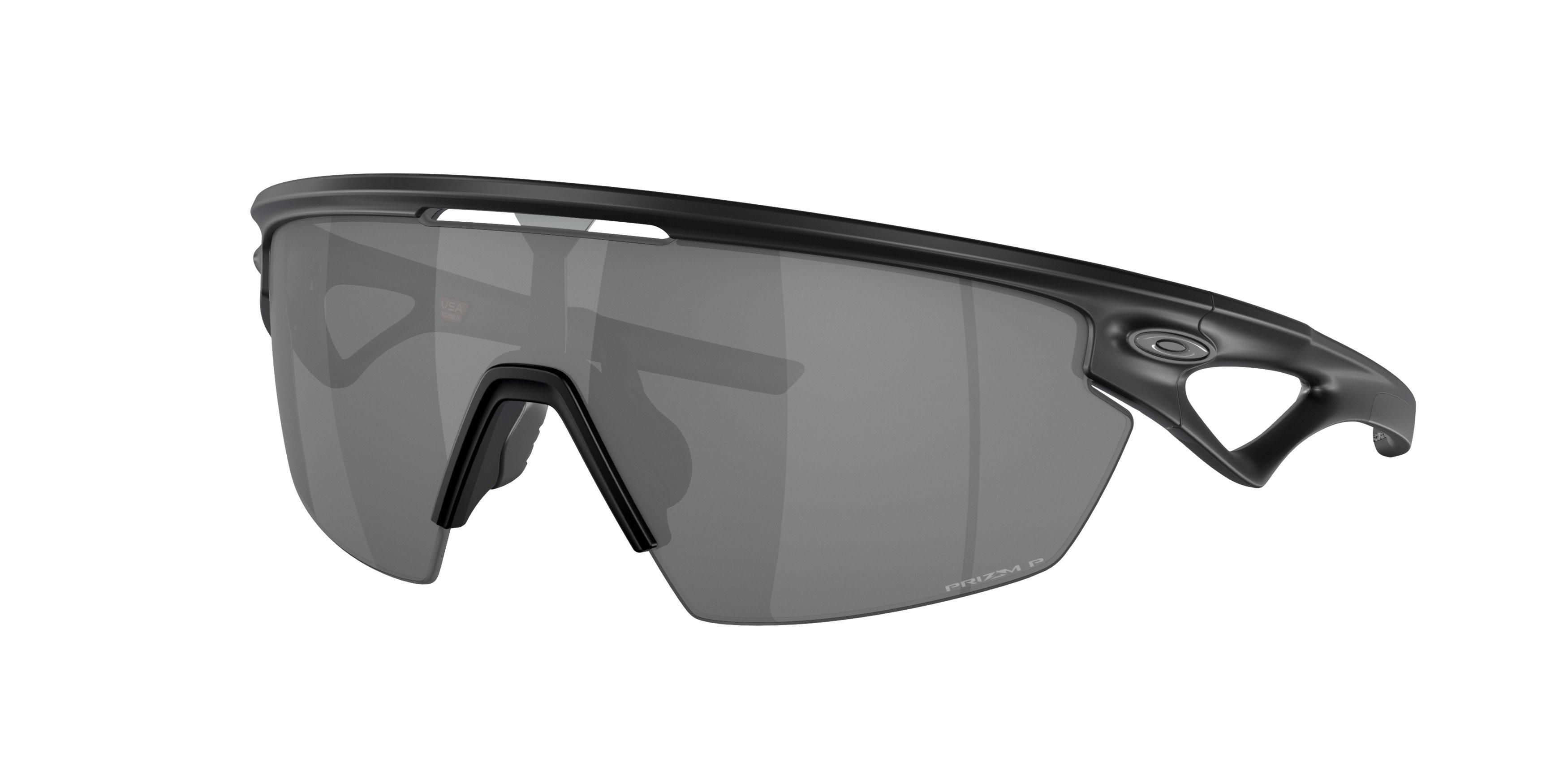 Oakley Sphaera Polarized Sunglasses - BLACK/GREY Thumbnail View 1