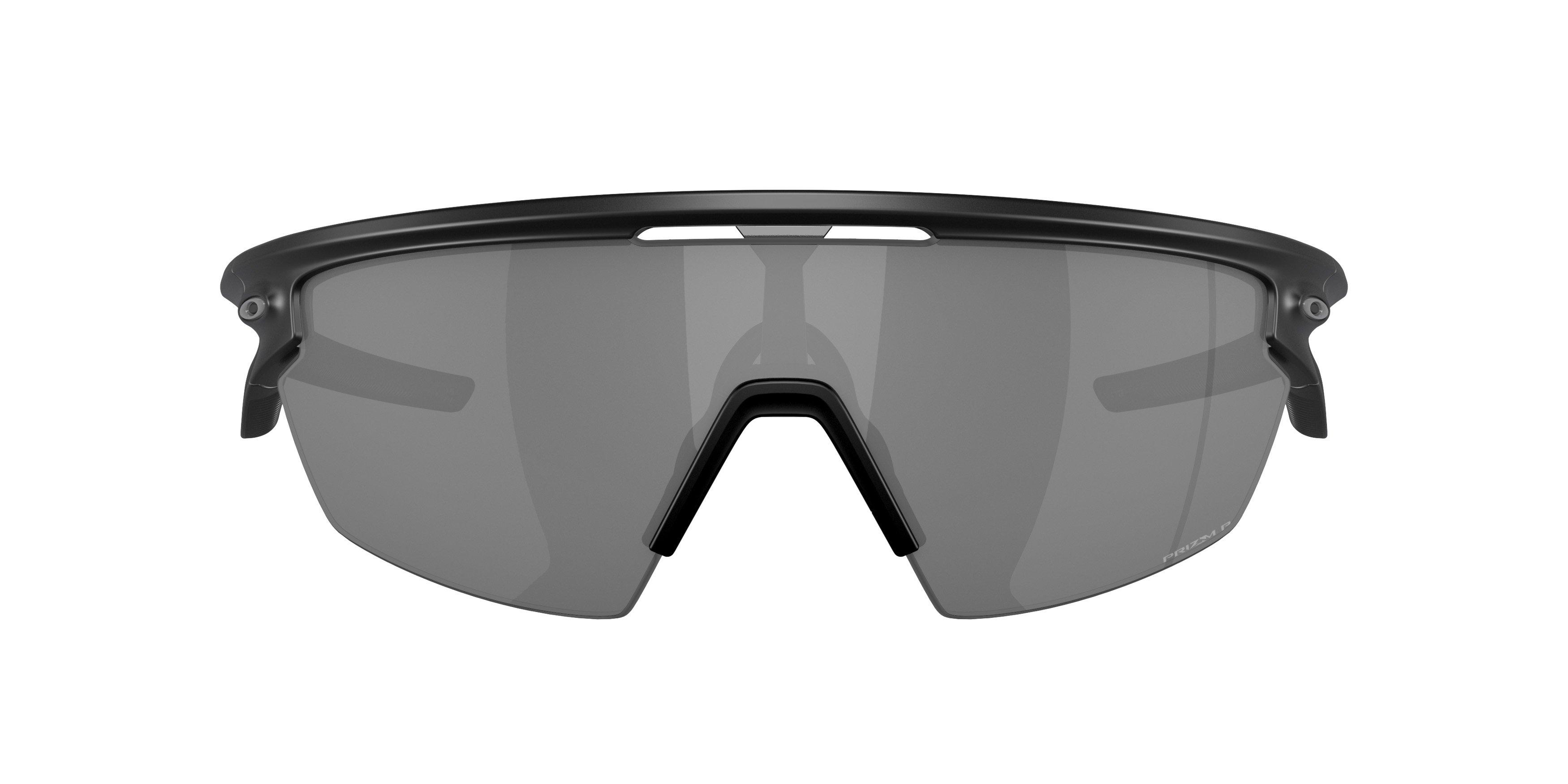 Oakley Sphaera Polarized Sunglasses - BLACK/GREY Thumbnail View 3