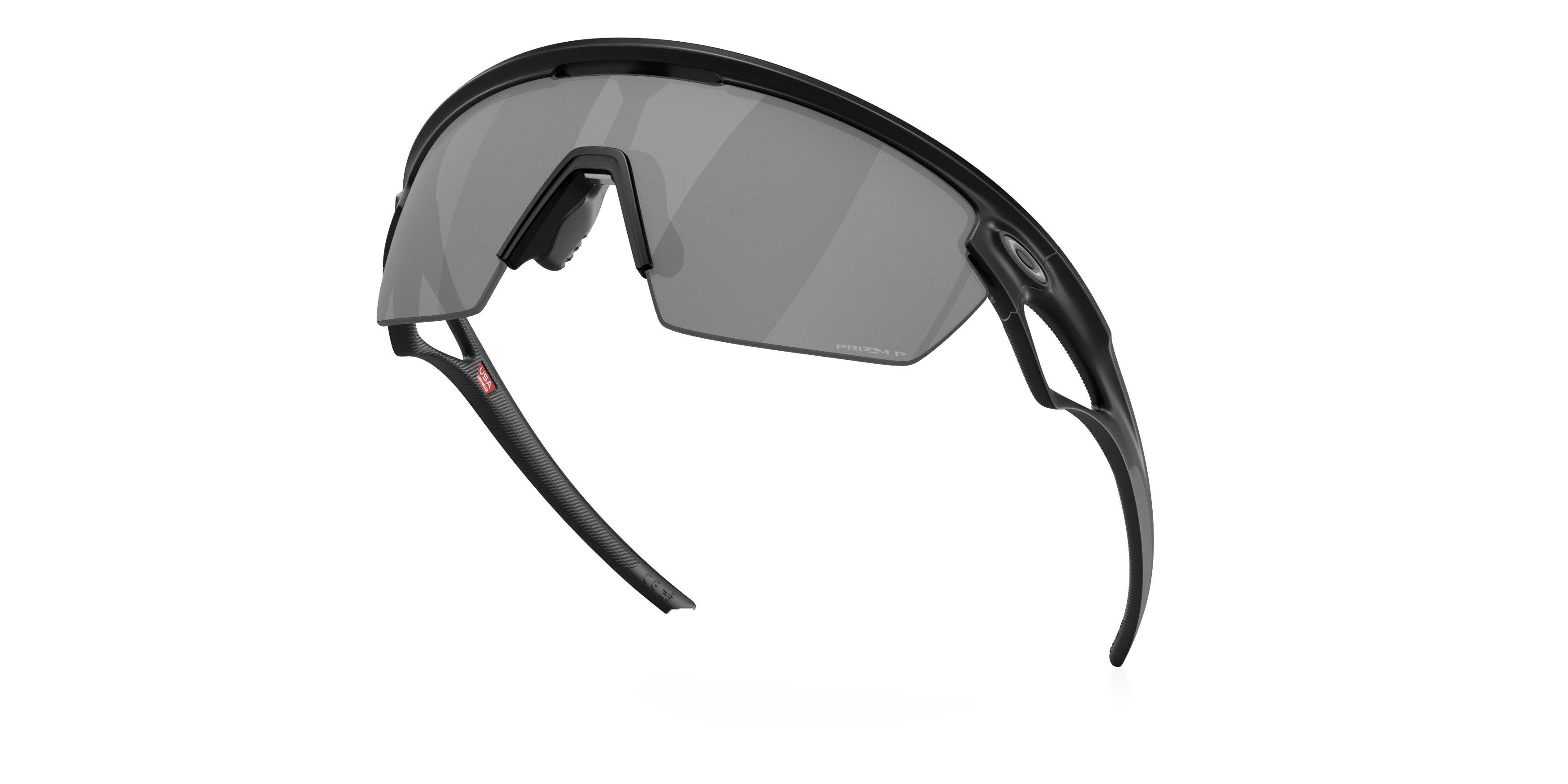 Oakley Sphaera Polarized Sunglasses - BLACK/GREY Thumbnail View 4