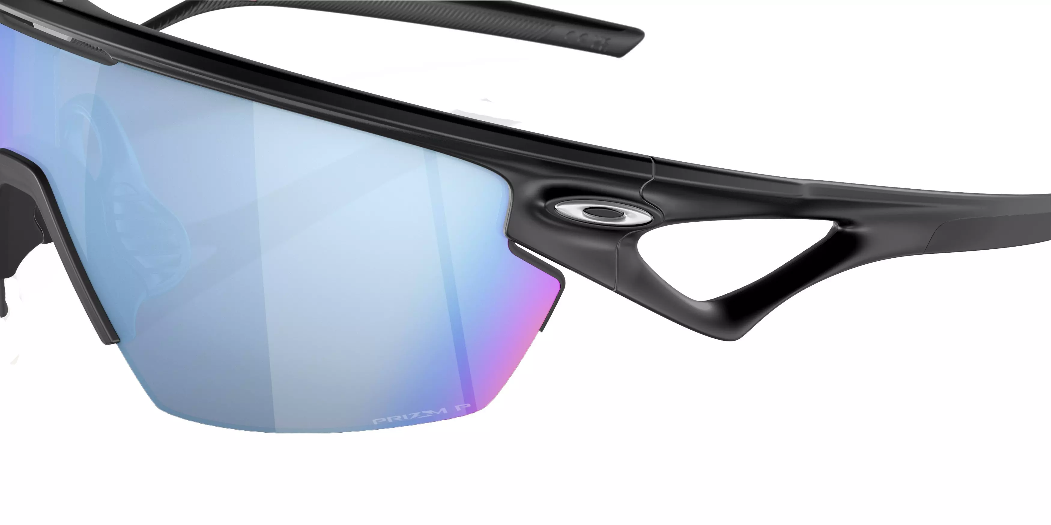 Oakley Sphaera Polarized Sunglasses - BLACK/BLUE