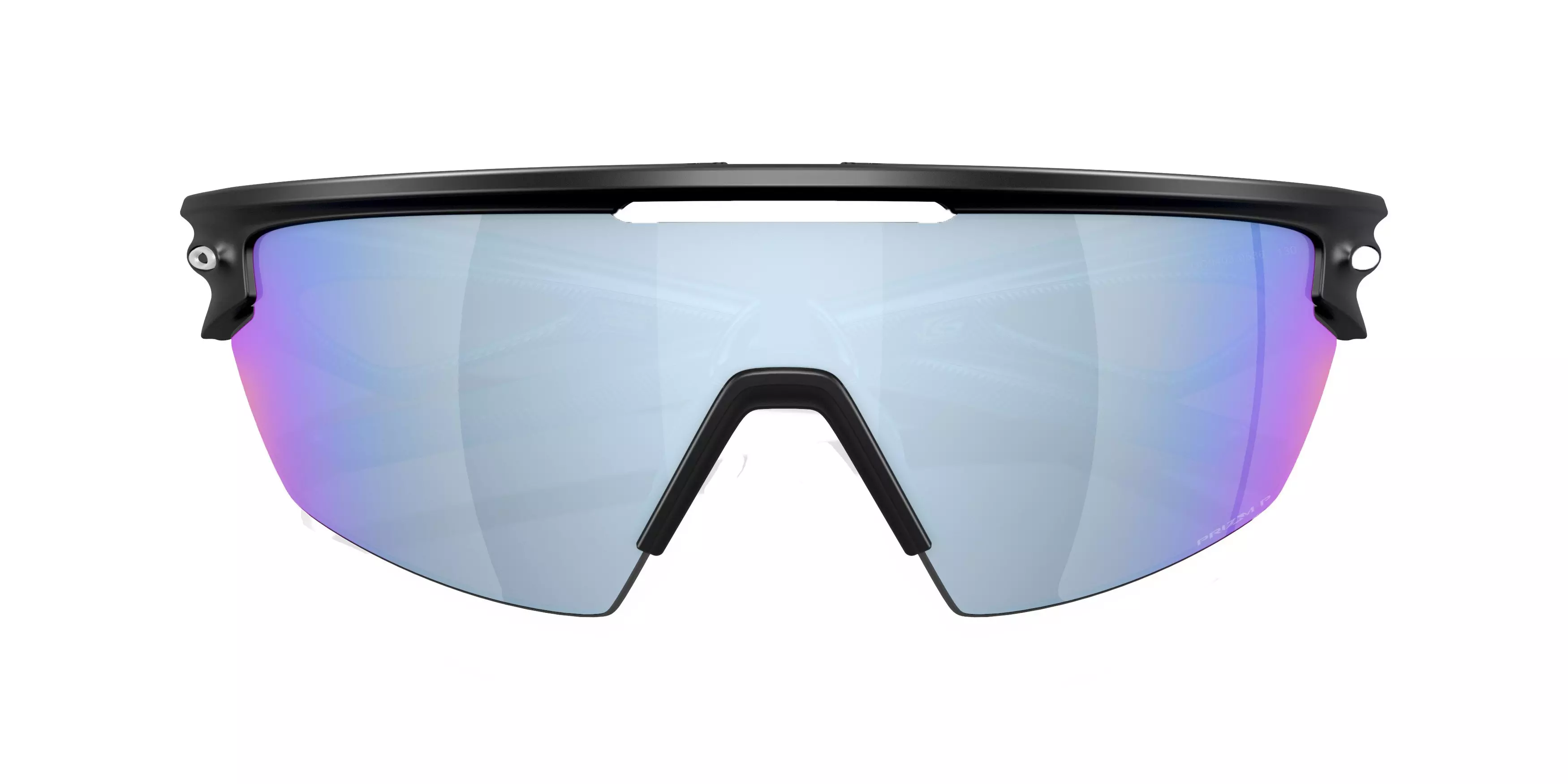 Oakley Sphaera Polarized Sunglasses - BLACK/BLUE