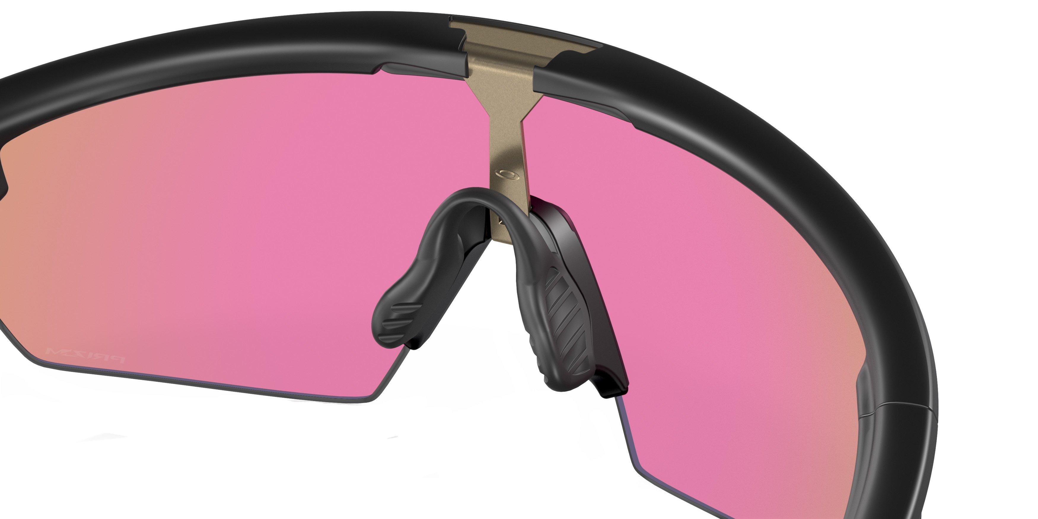 Oakley Sphaera Polarized Sunglasses - BLACK/GREEN Thumbnail View 6