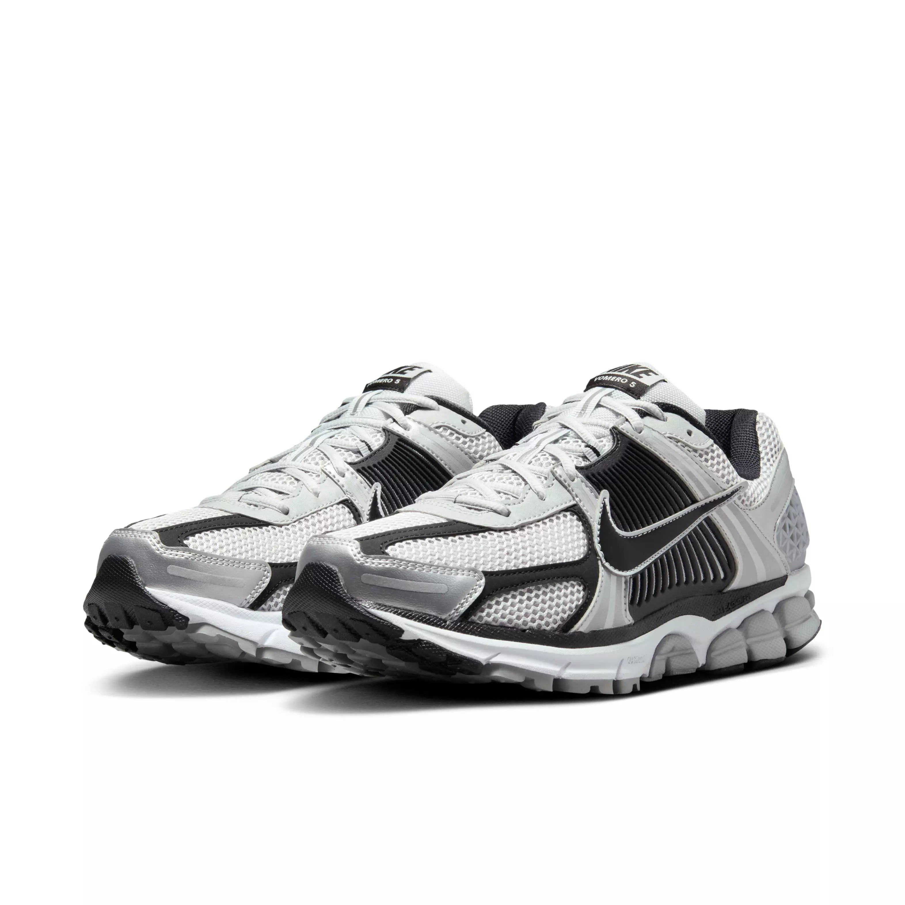 Nike Zoom Vomero 5 "Metallic Silver/Pure Platinum/White/Black" Men's Shoe - SILVER/PLATINUM/WHITE/BLACK