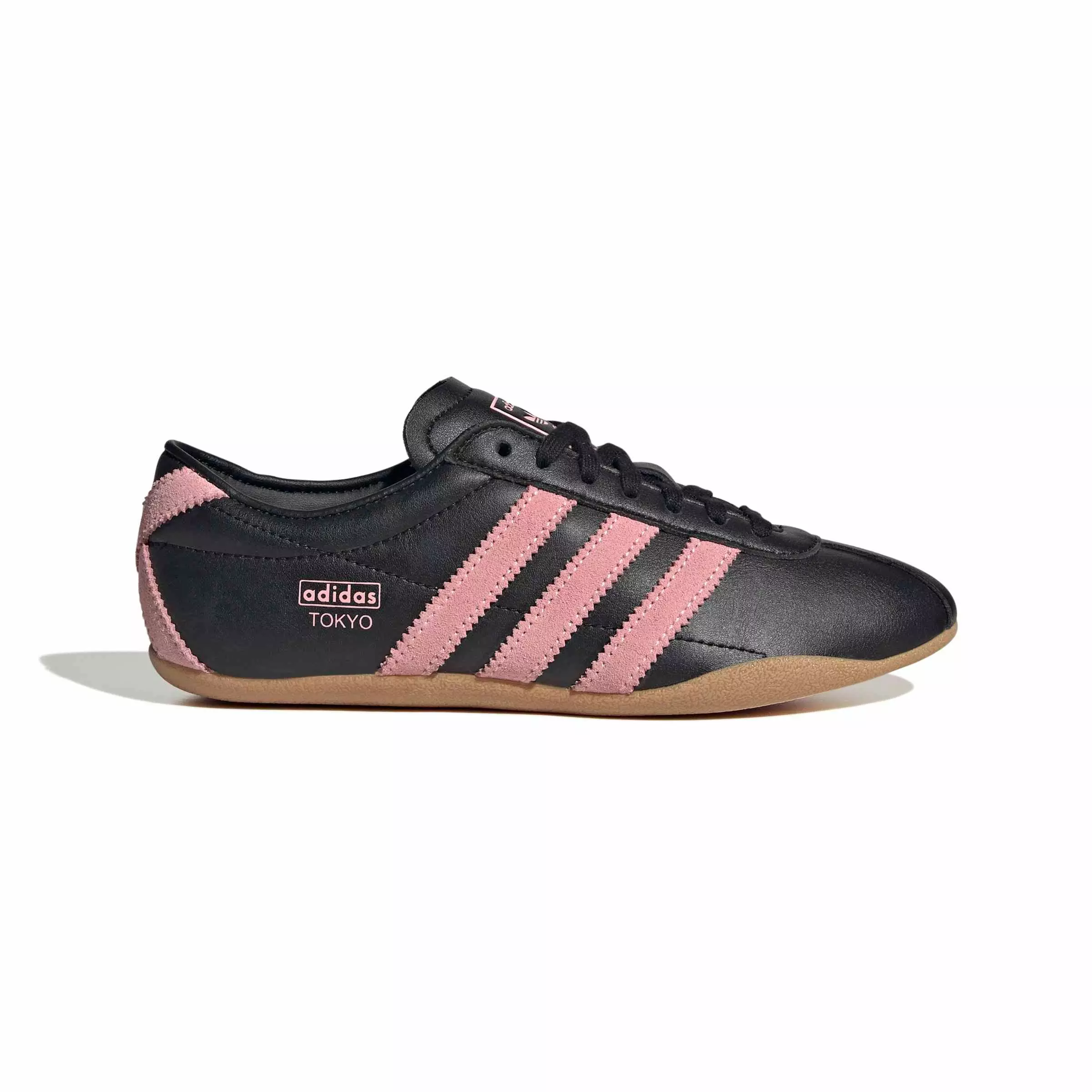 adidas Originals Tokyo "Core Black/Glow Pink/Gum 3" Grade School Girls' Shoe - BLACK/PINK/BROWN