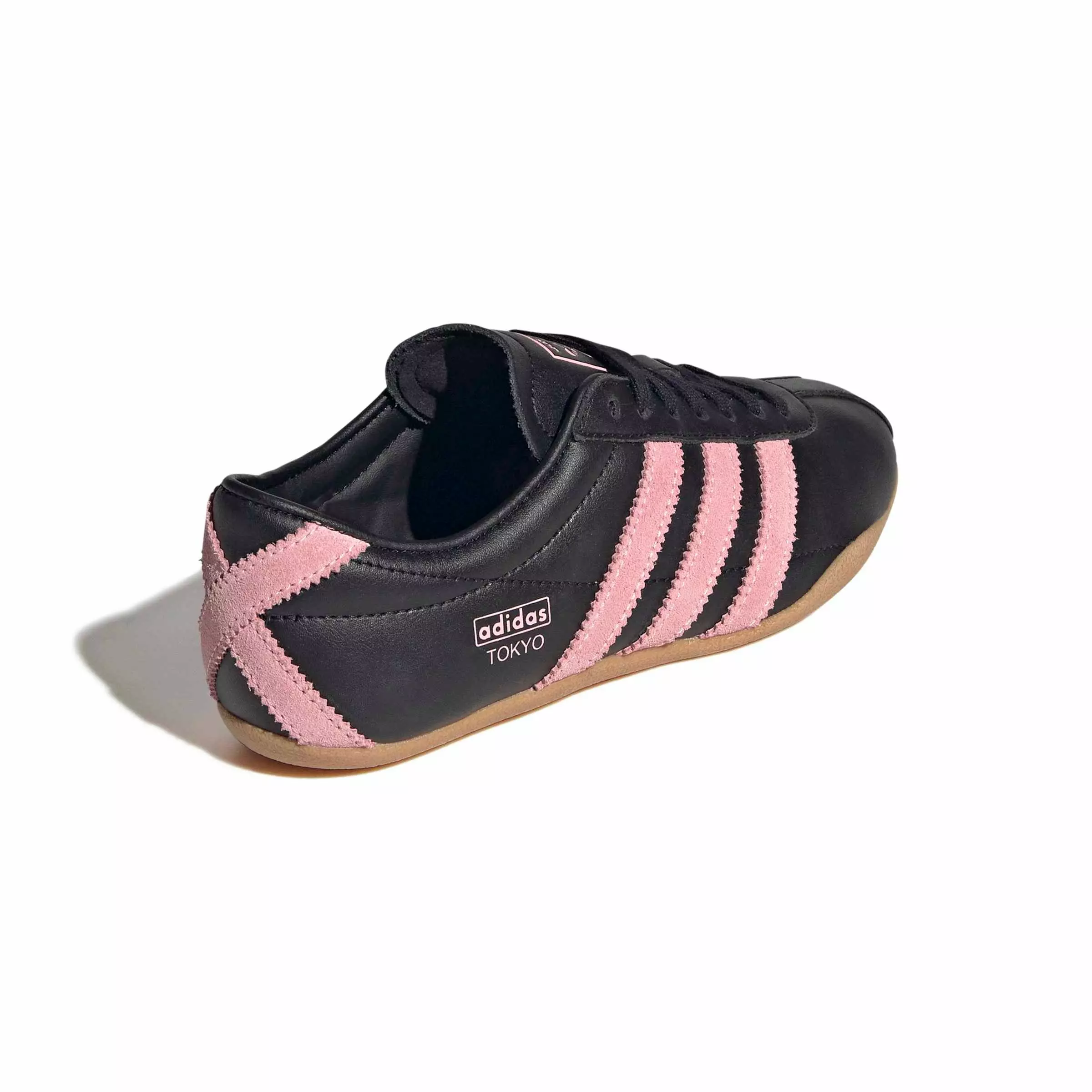 adidas Originals Tokyo "Core Black/Glow Pink/Gum 3" Grade School Girls' Shoe - BLACK/PINK/BROWN
