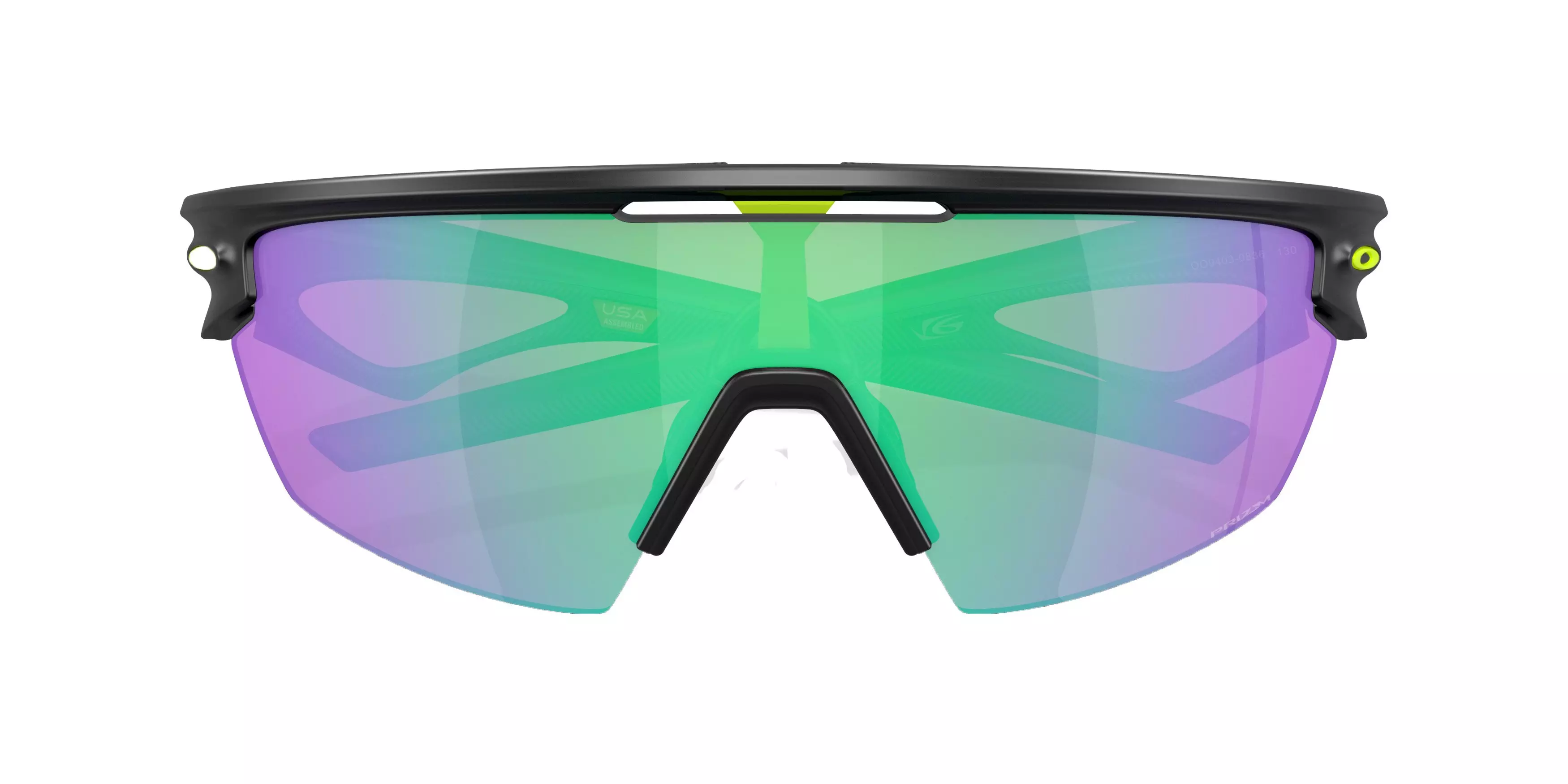 Oakley Sphaera Sunglasses - Black/Green - BLACK/GREEN