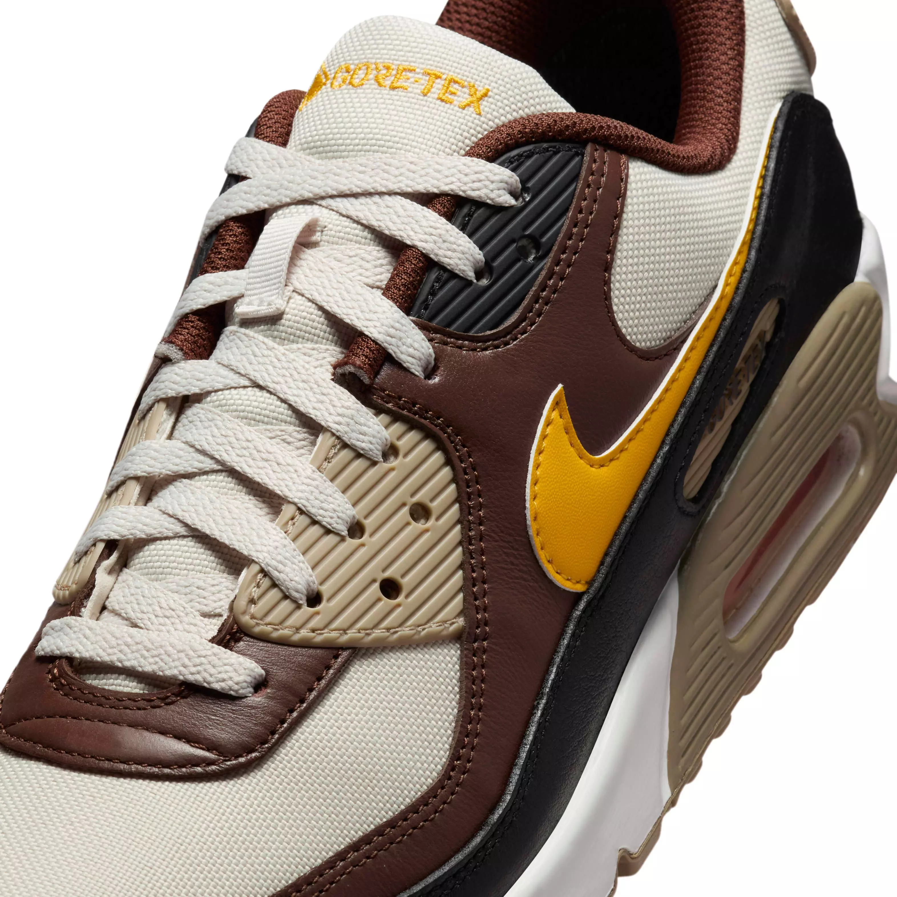 Nike Air Max 90 GORE-TEX "Cacao Wow/Khaki/Black/Light Orewood Brown" Men's Shoe - CACAO/KHAKI/BLACK/LT BROWN
