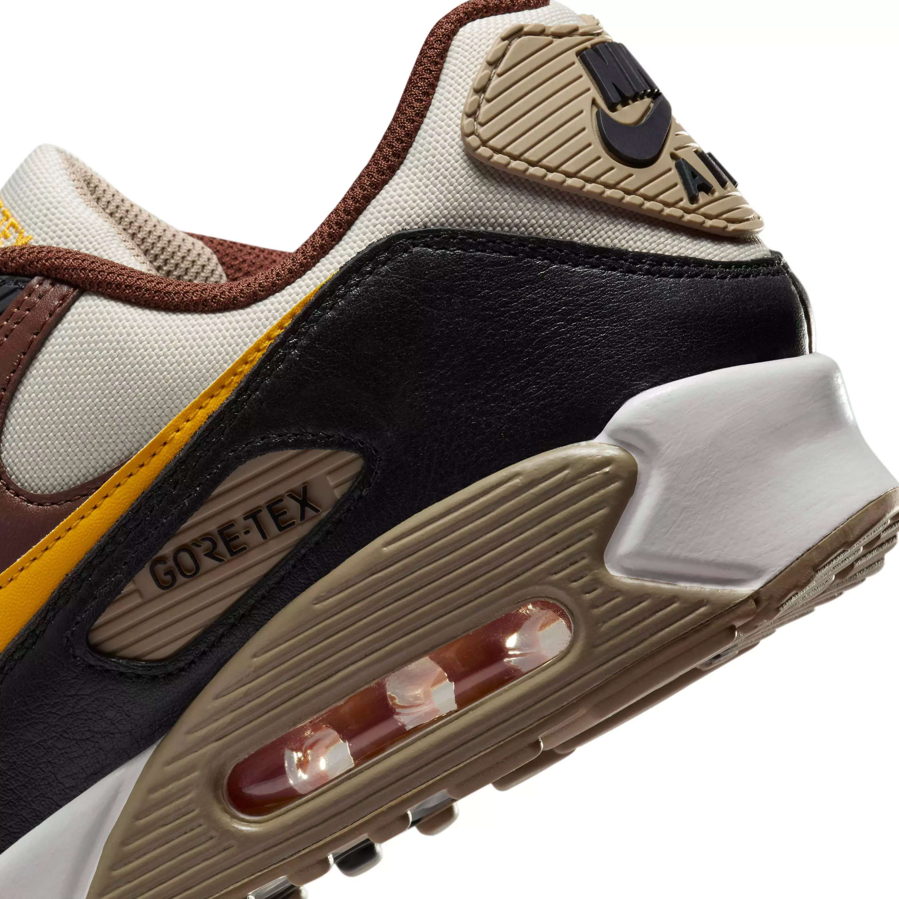 Nike Air Max 90 GORE-TEX "Cacao Wow/Khaki/Black/Light Orewood Brown" Men's Shoe - CACAO/KHAKI/BLACK/LT BROWN