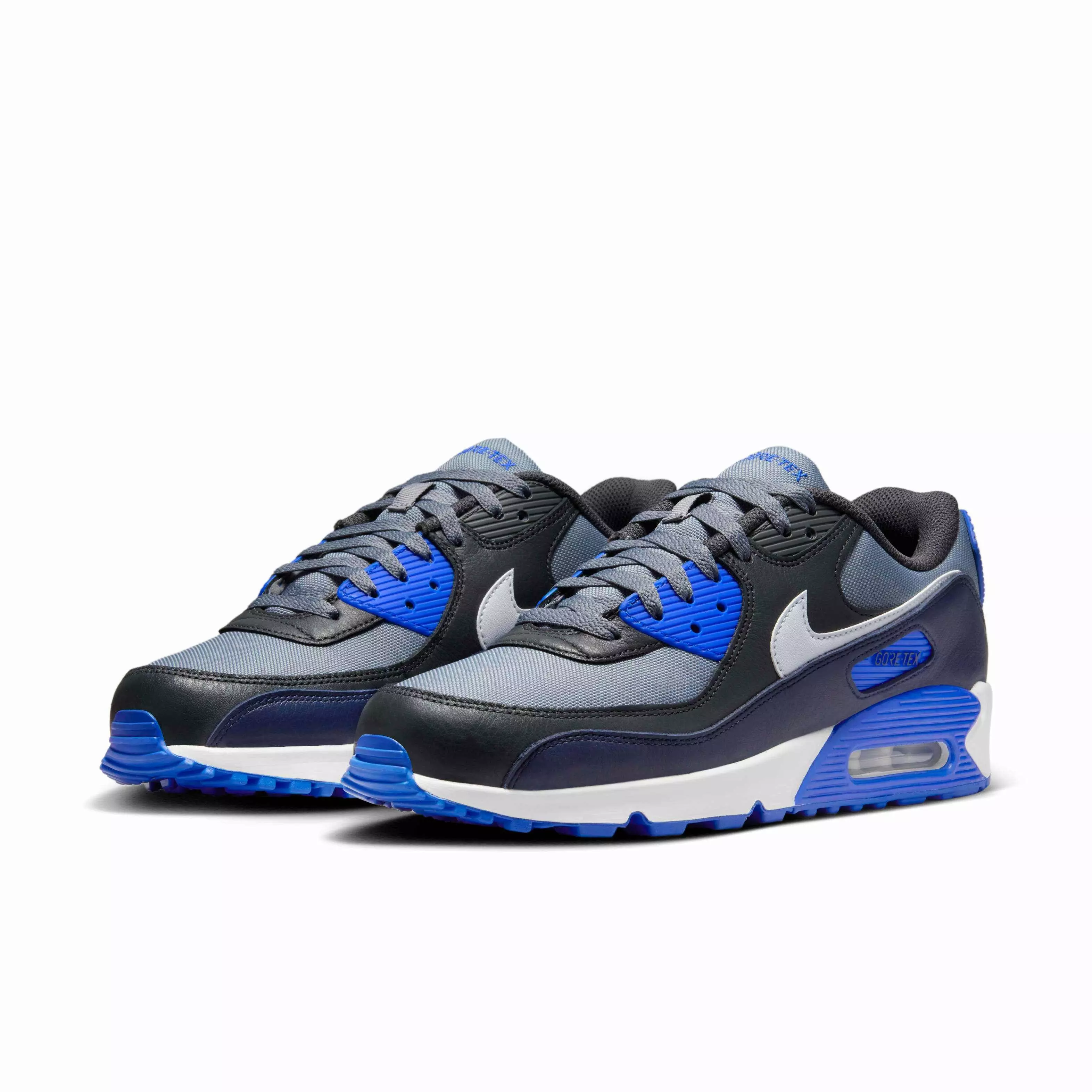 Nike Air Max 90 GORE-TEX "Cool Grey/Anthracite/Obsidian/Pure Platinum" Men's Shoe - GREY/ANTHRACITE/OBSIDIAN/PLATINUM