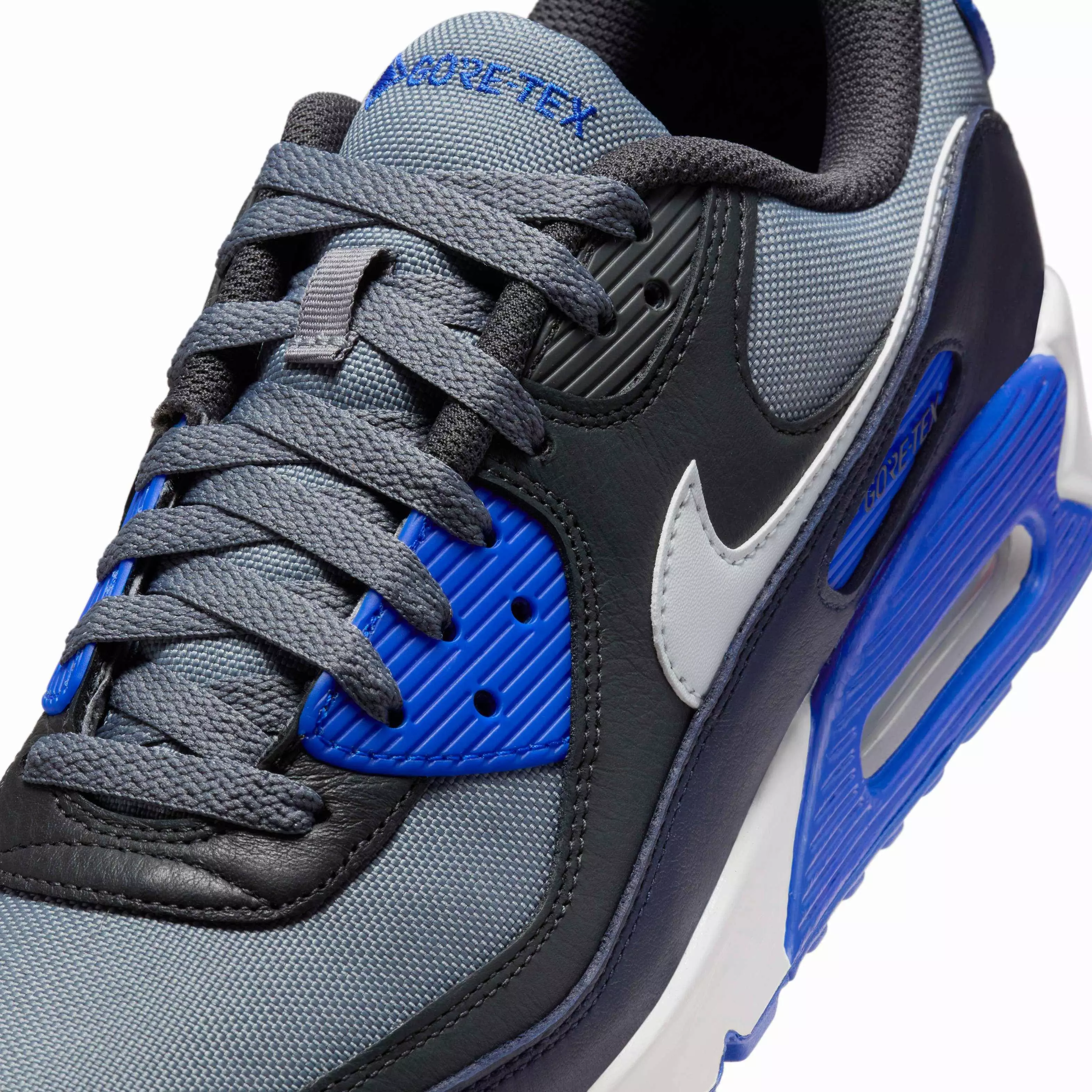 Nike Air Max 90 GORE-TEX "Cool Grey/Anthracite/Obsidian/Pure Platinum" Men's Shoe - GREY/ANTHRACITE/OBSIDIAN/PLATINUM