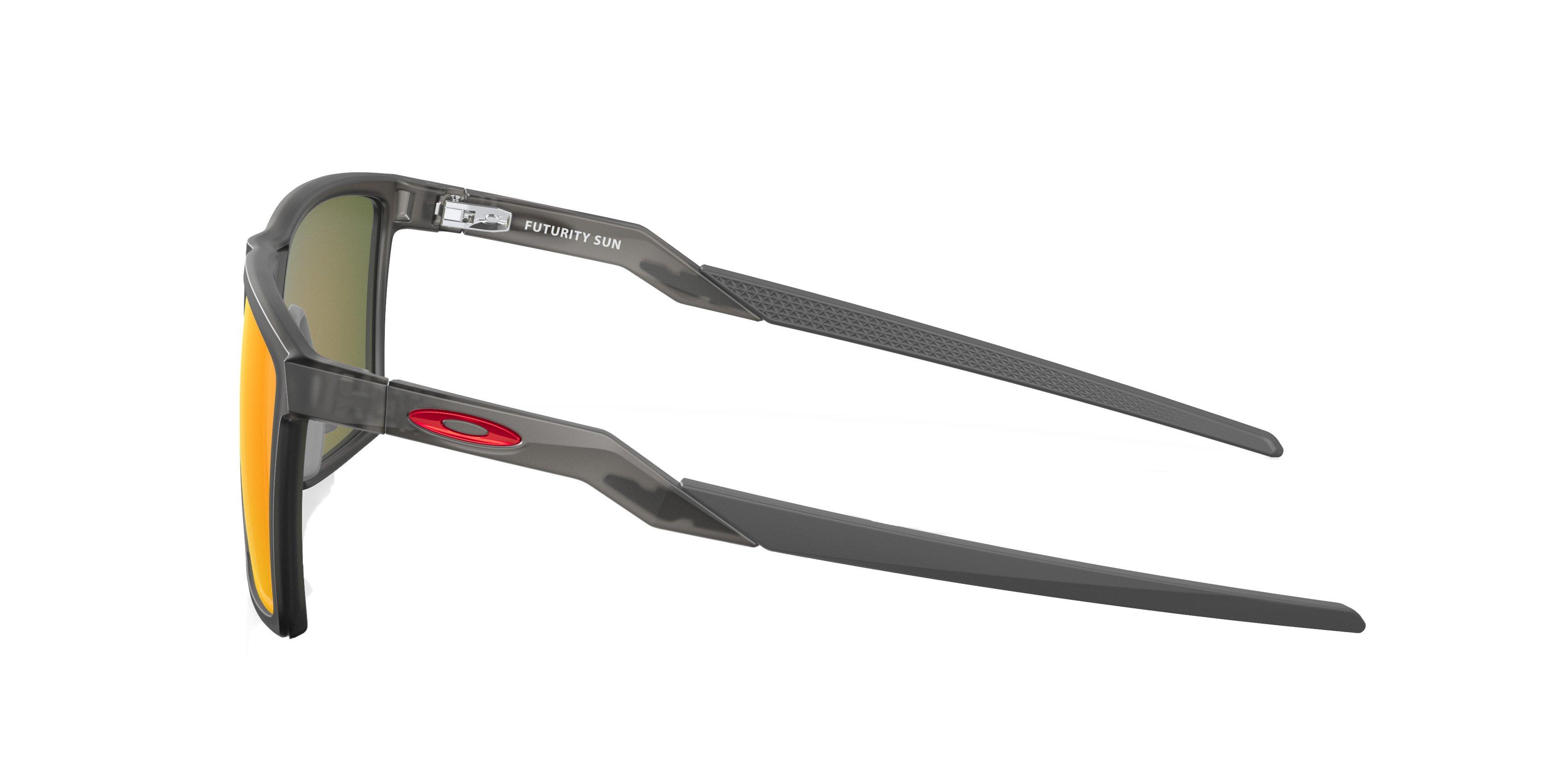 Oakley Futurity Polarized Sunglasses - GREY/RED Thumbnail View 7