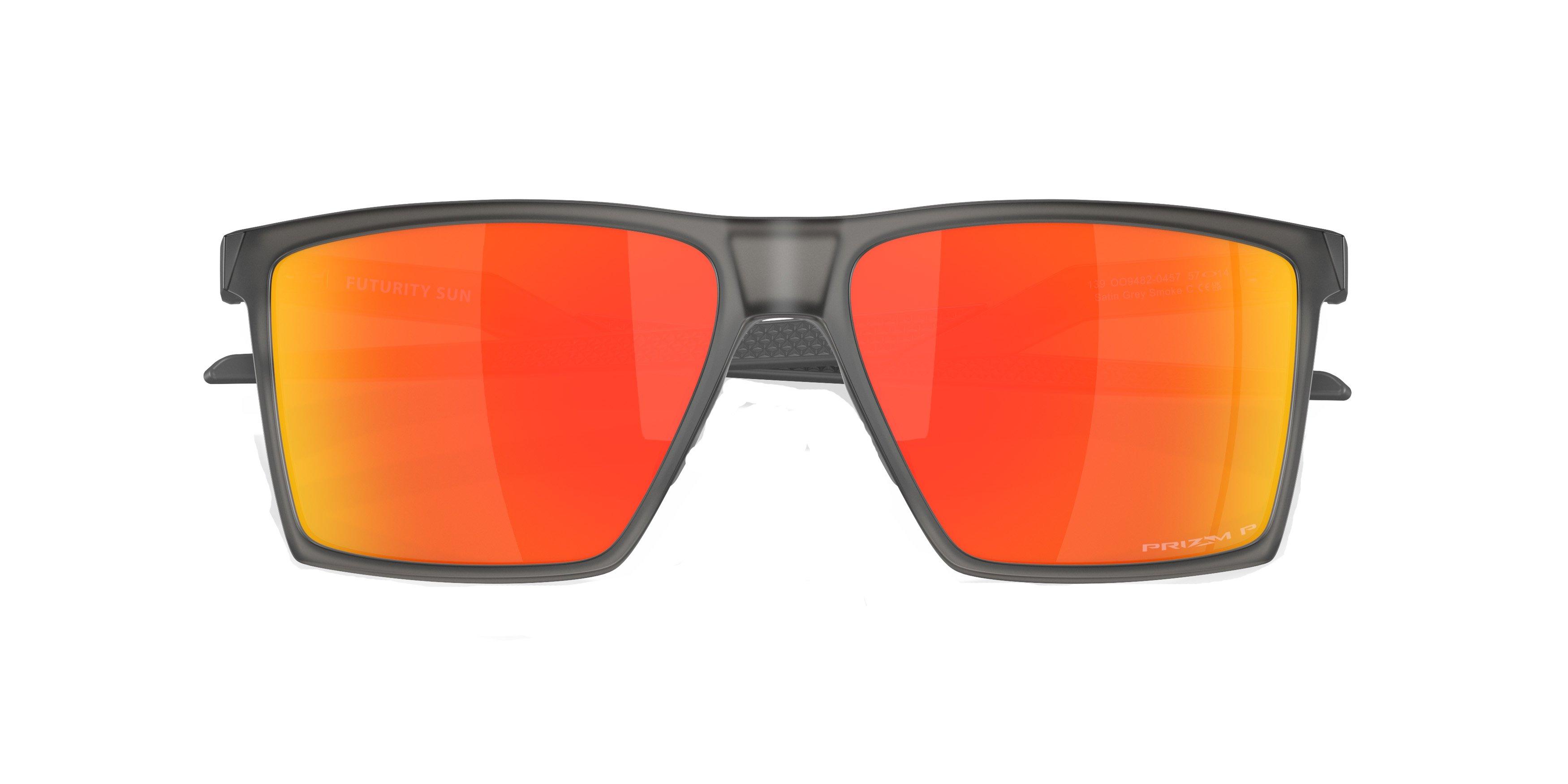 Oakley Futurity Polarized Sunglasses - GREY/RED Thumbnail View 8