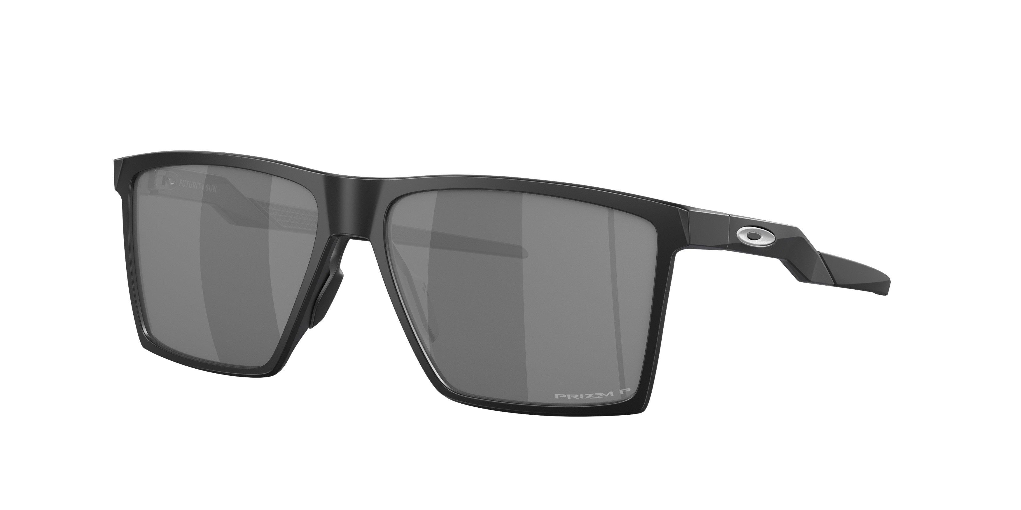 Oakley Futurity Polarized Sunglasses - BLACK/GREY Thumbnail View 1