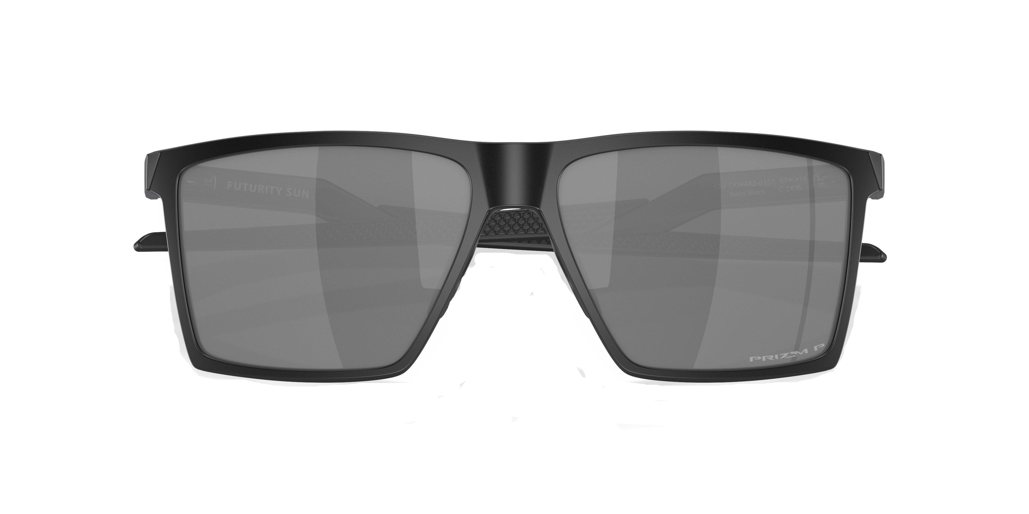 Oakley Futurity Polarized Sunglasses - BLACK/GREY Thumbnail View 8