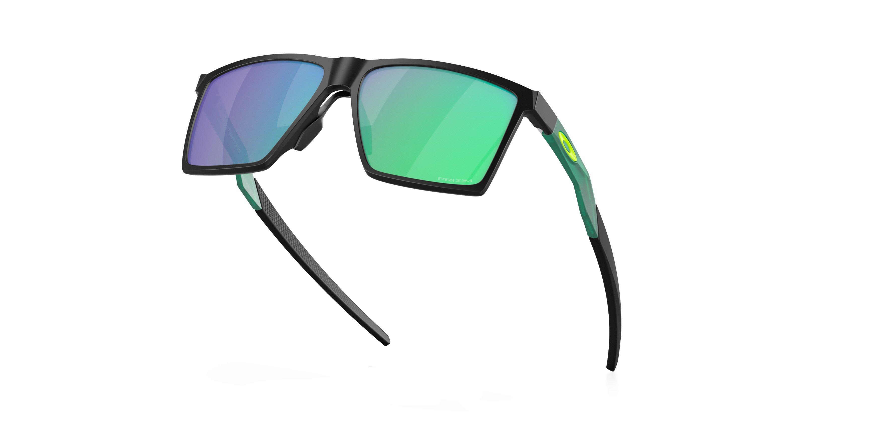 Oakley Futurity Polarized Sunglasses - BLACK/GREEN Thumbnail View 4