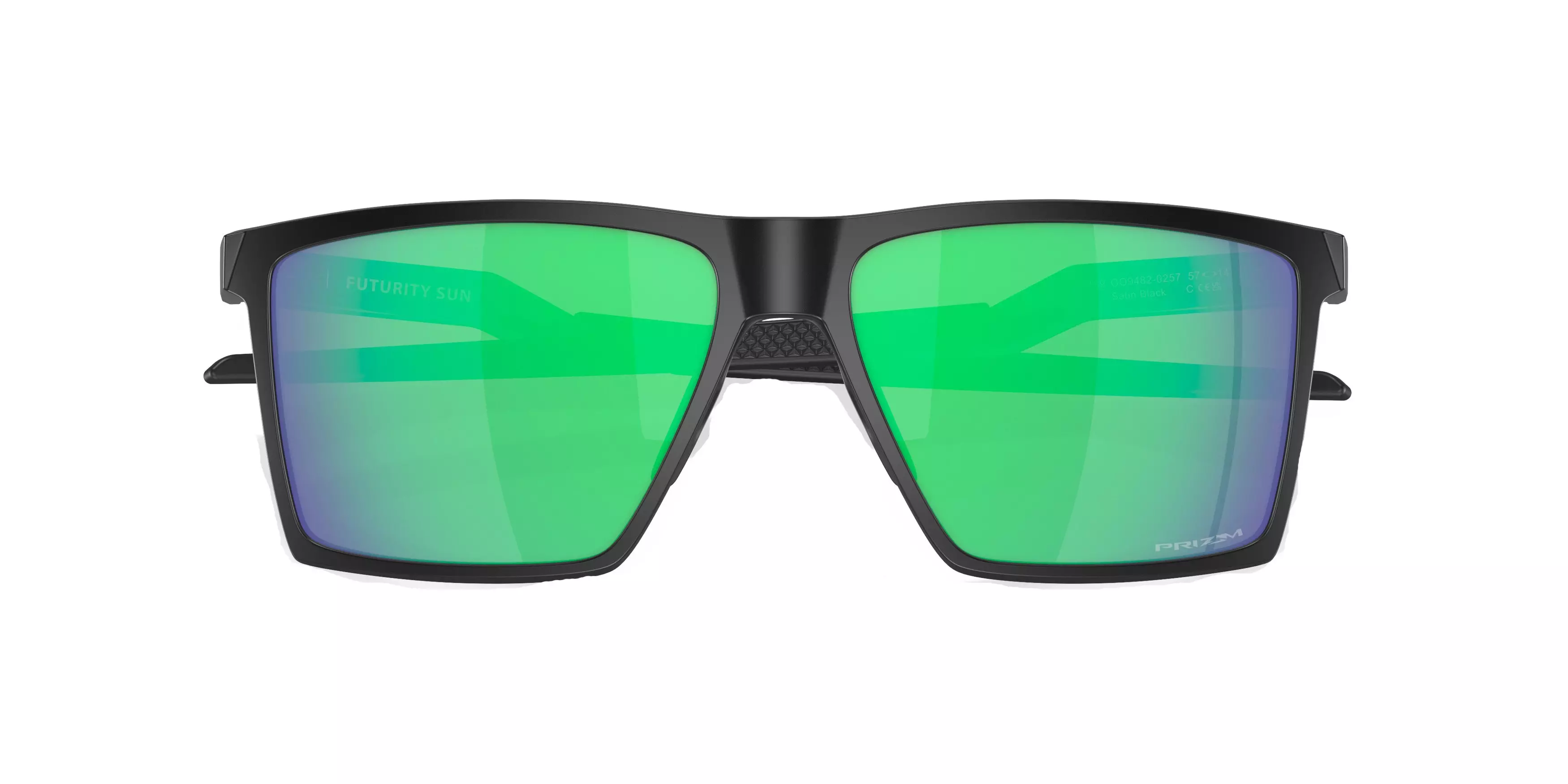 Oakley Futurity Polarized Sunglasses - BLACK/GREEN
