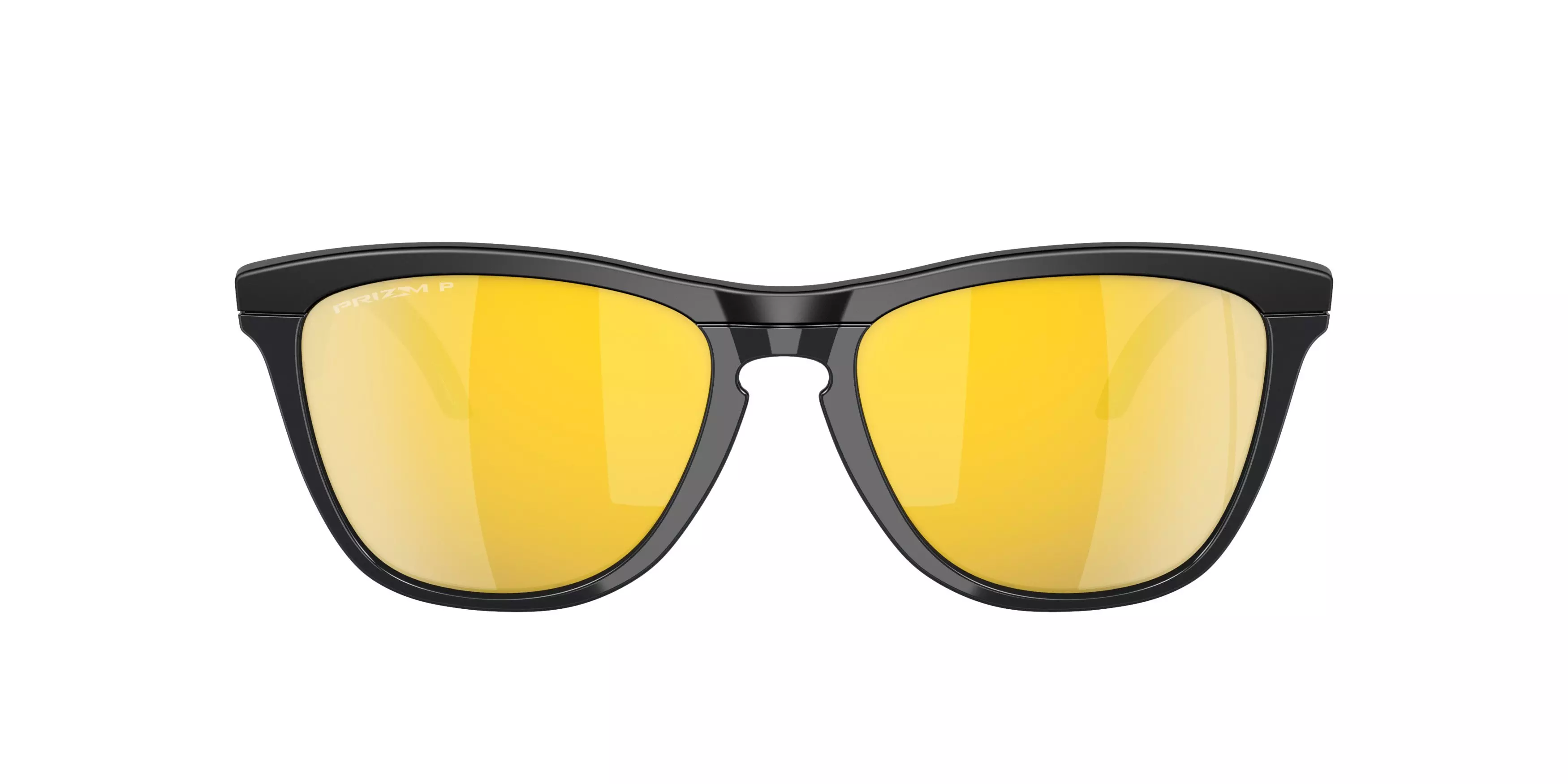 Oakley Frogskins Hybrid Polarized Sunglasses - BLACK/GOLD