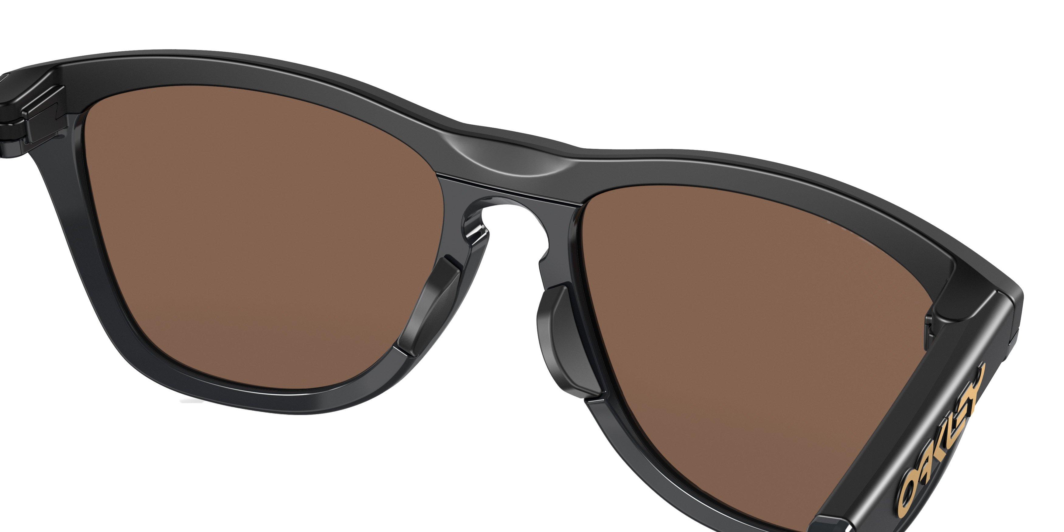 Oakley Frogskins Hybrid Polarized Sunglasses - BLACK/GOLD Thumbnail View 6
