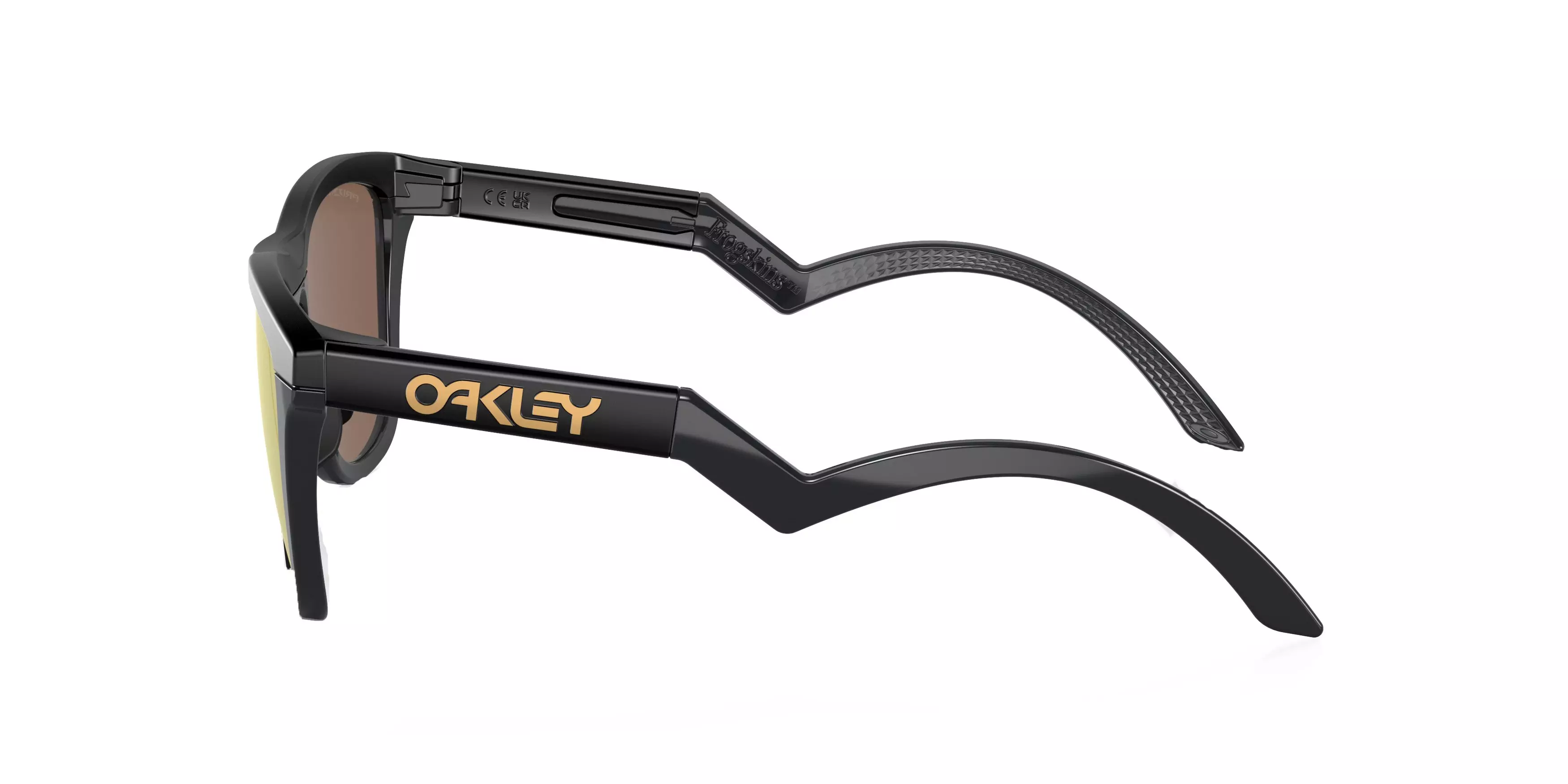 Oakley Frogskins Hybrid Polarized Sunglasses - BLACK/GOLD