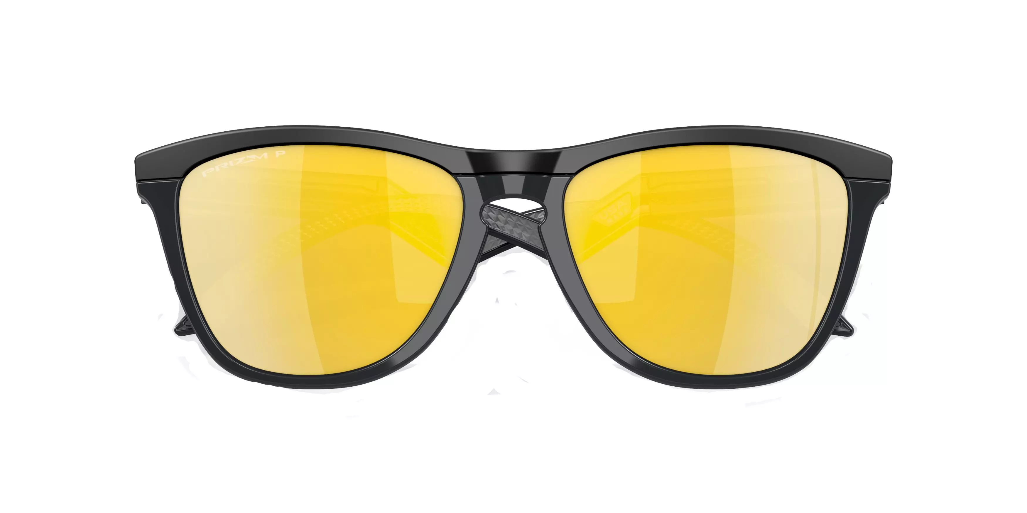 Oakley Frogskins Hybrid Polarized Sunglasses - BLACK/GOLD