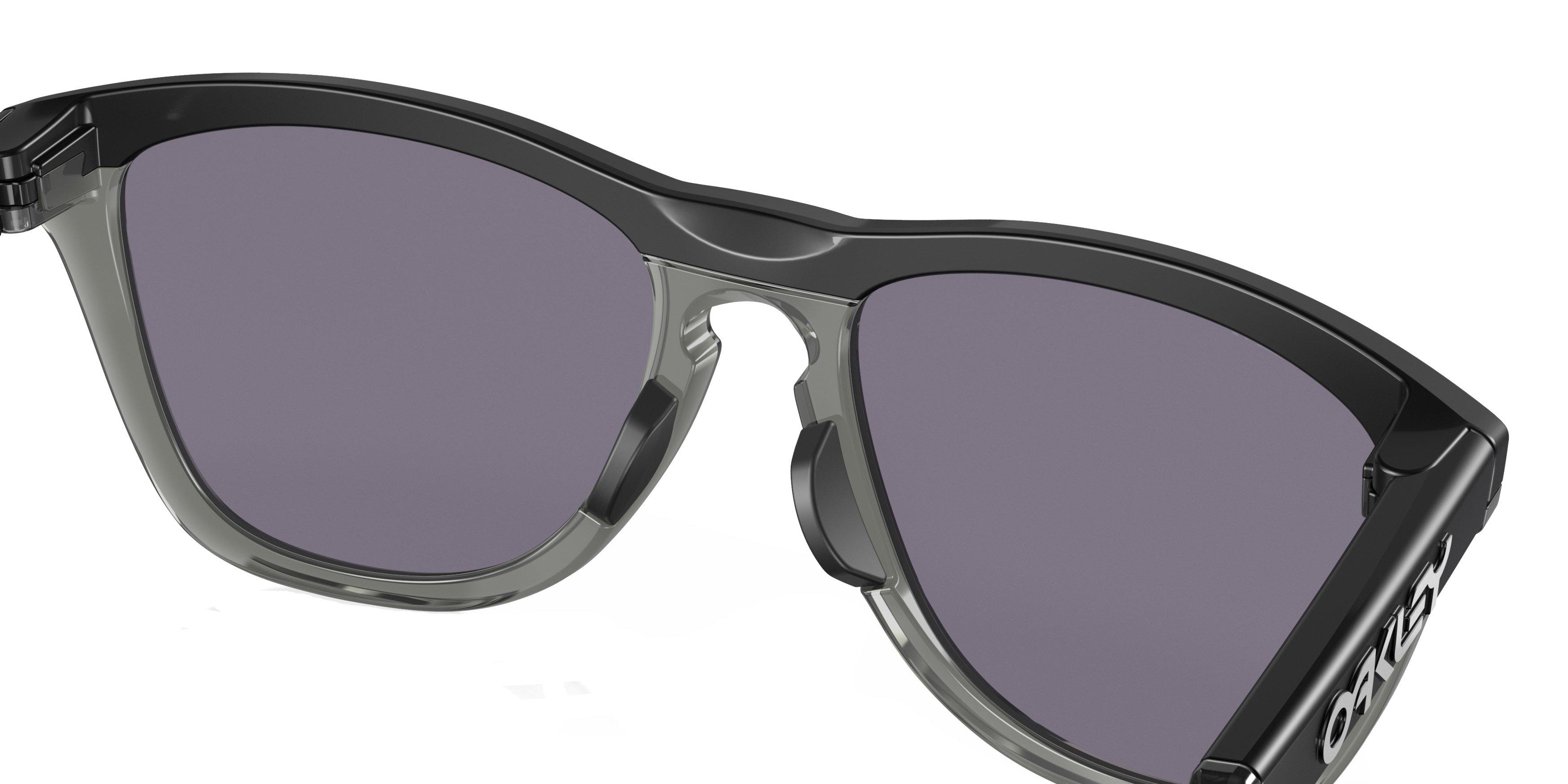 Oakley Frogskins Hybrid Polarized Sunglasses - BLACK/GREY Thumbnail View 6