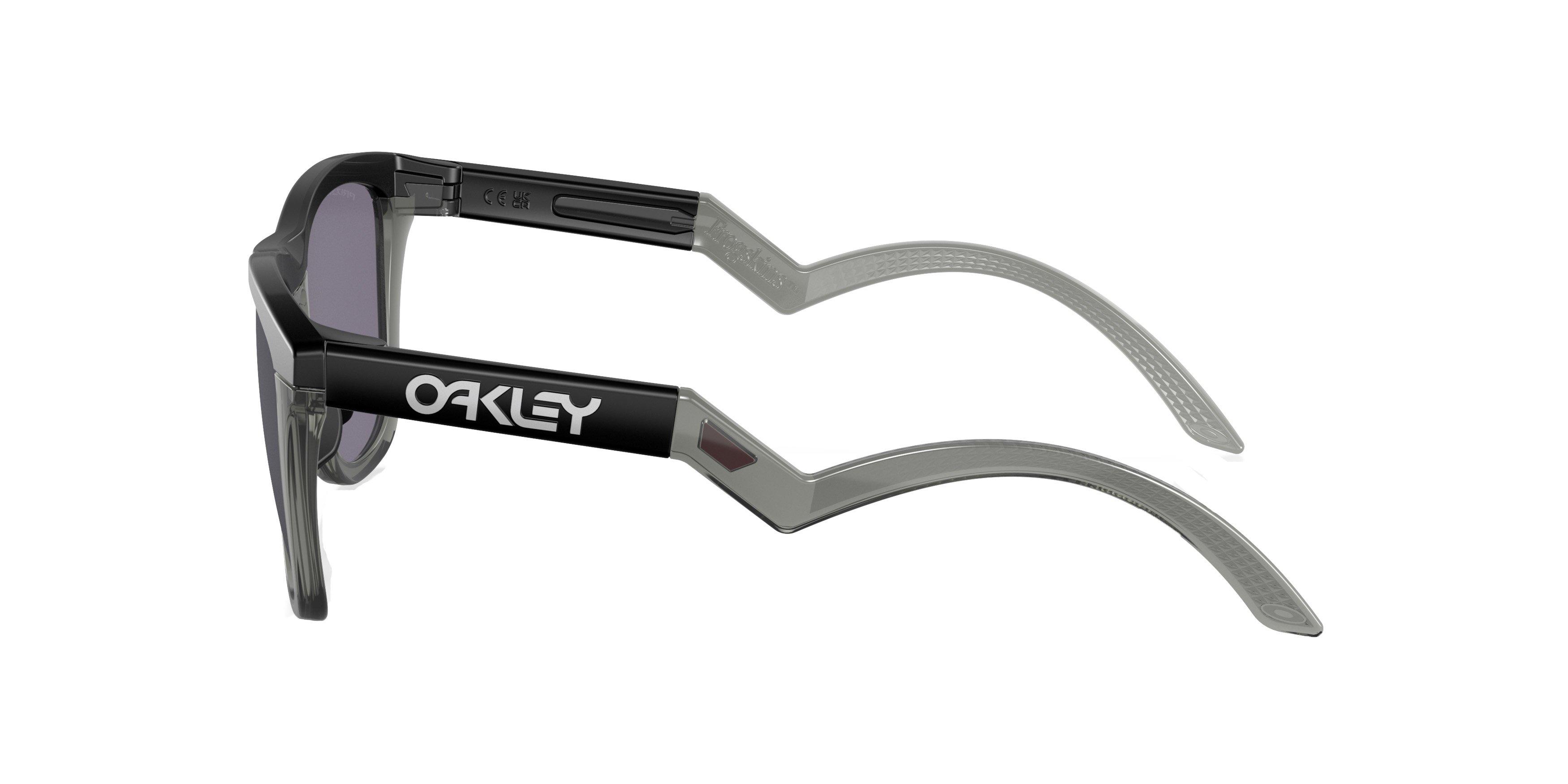 Oakley Frogskins Hybrid Polarized Sunglasses - BLACK/GREY Thumbnail View 7