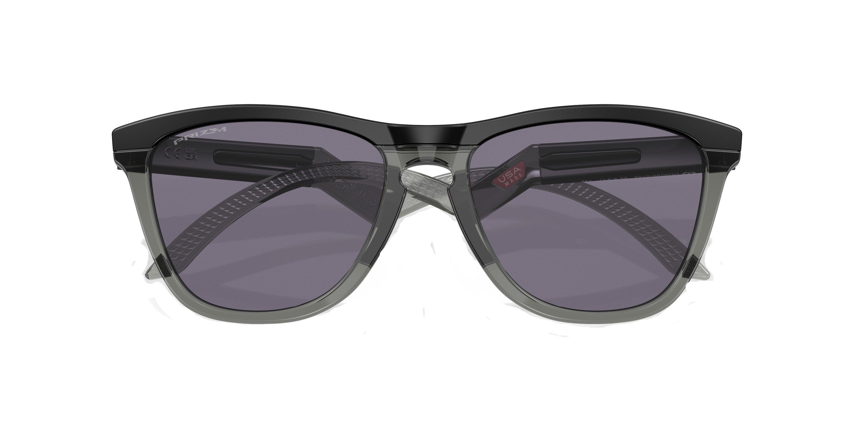 Oakley Frogskins Hybrid Polarized Sunglasses - BLACK/GREY Thumbnail View 8