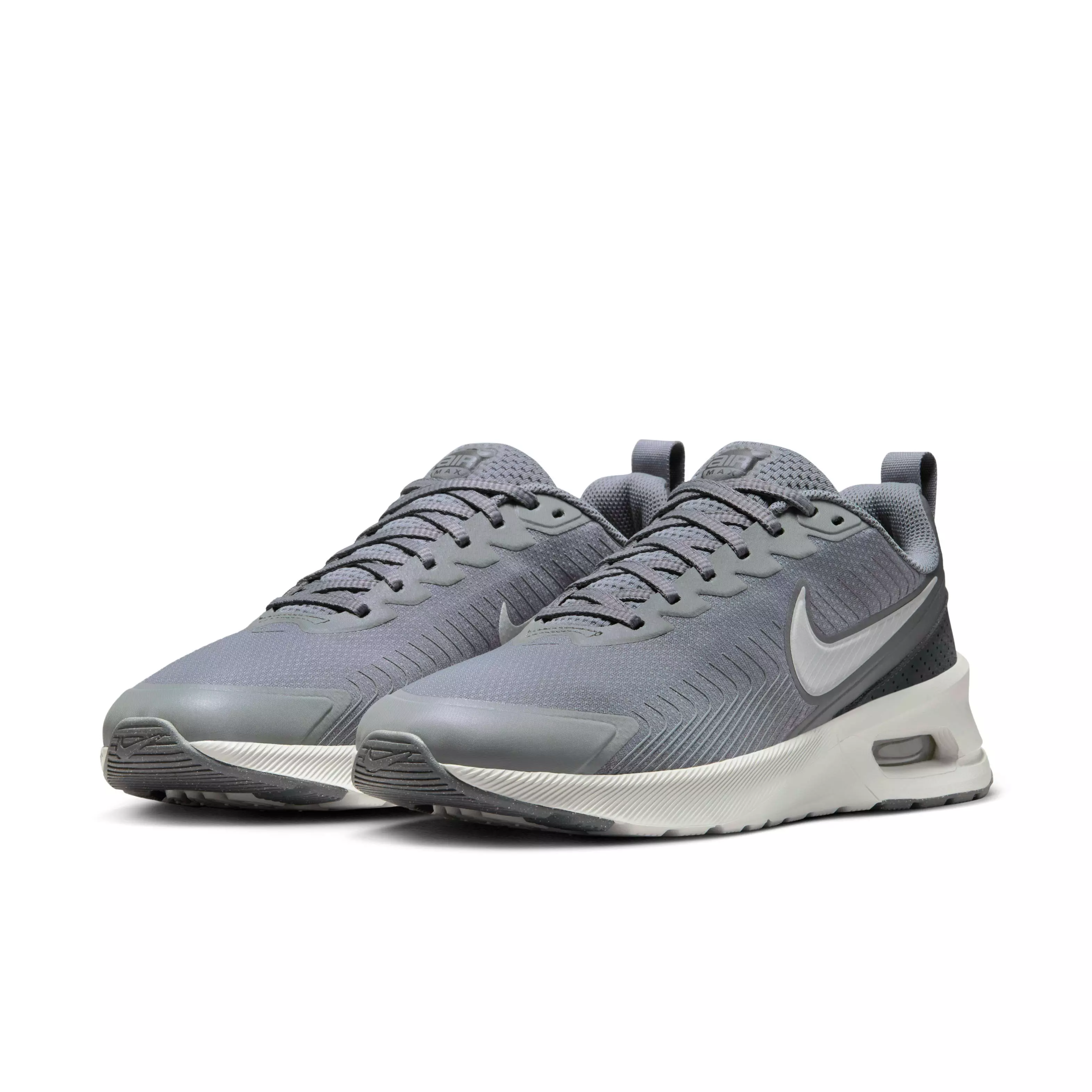 Nike Air Max Nuaxis "Smoke Grey/Iron Grey/Dark Smoke Grey/Light Smoke Grey" Men's Shoe - GREY/GREY/DK GREY/LT GREY