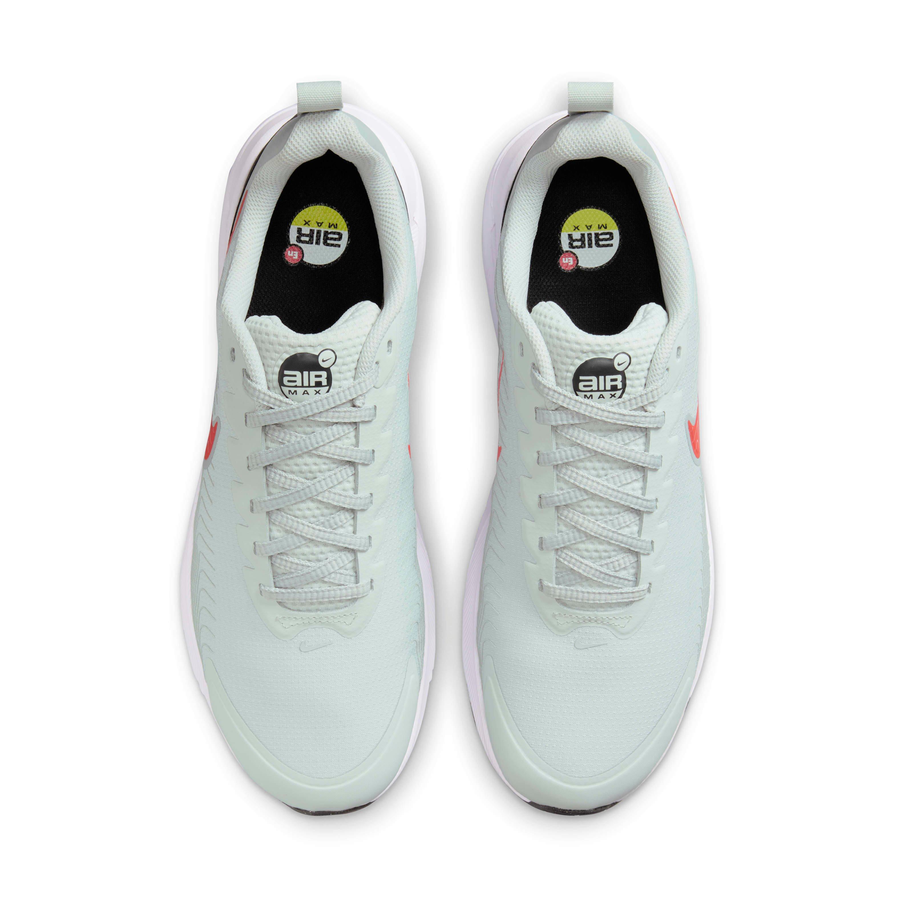 Nike Air Max Nuaxis "Light Silver/Light Pumice/White/Picante Red" Men's Shoe - LT SILVER/LT PUMICE/WHITE/RED Thumbnail View 4