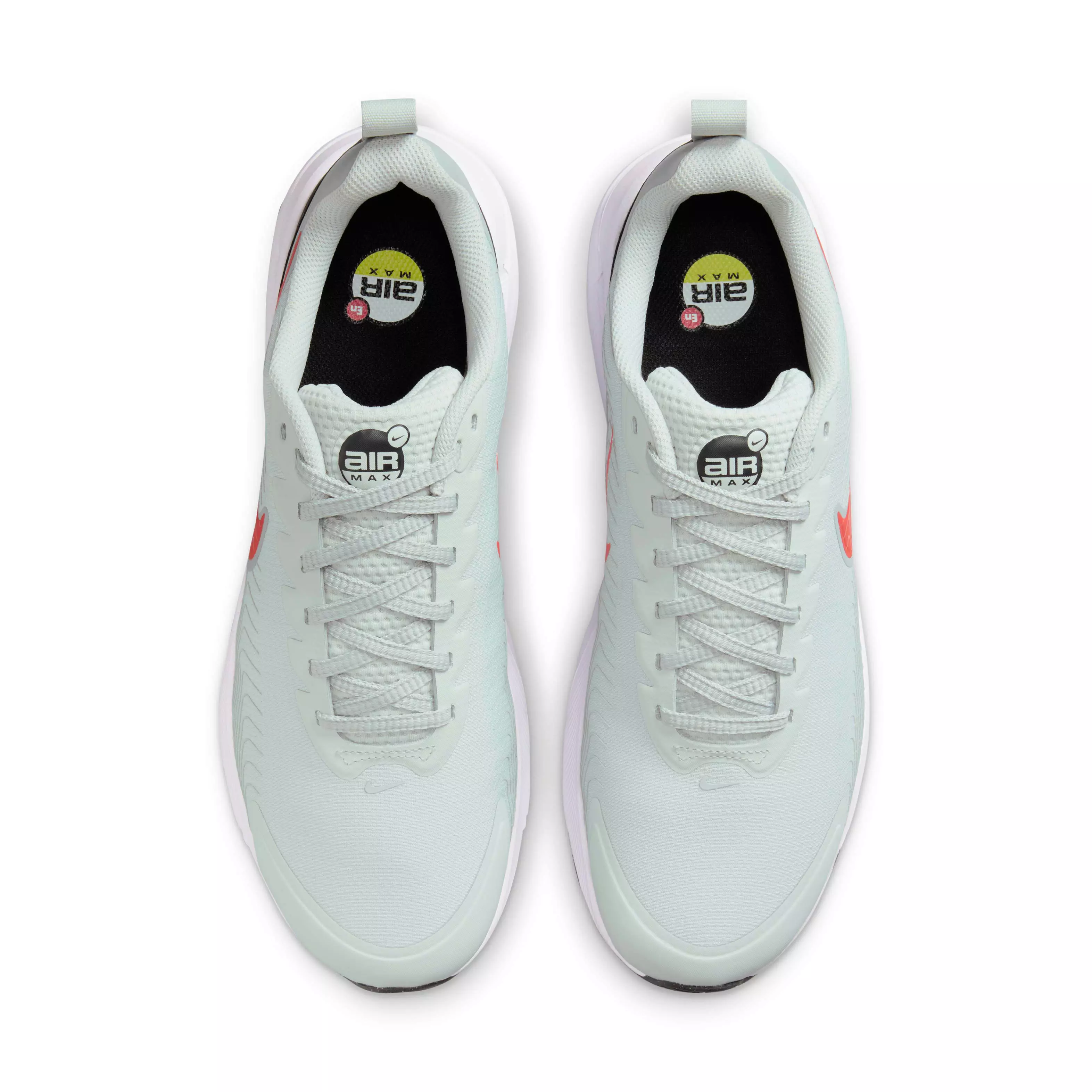 Nike Air Max Nuaxis "Light Silver/Light Pumice/White/Picante Red" Men's Shoe - LT SILVER/LT PUMICE/WHITE/RED