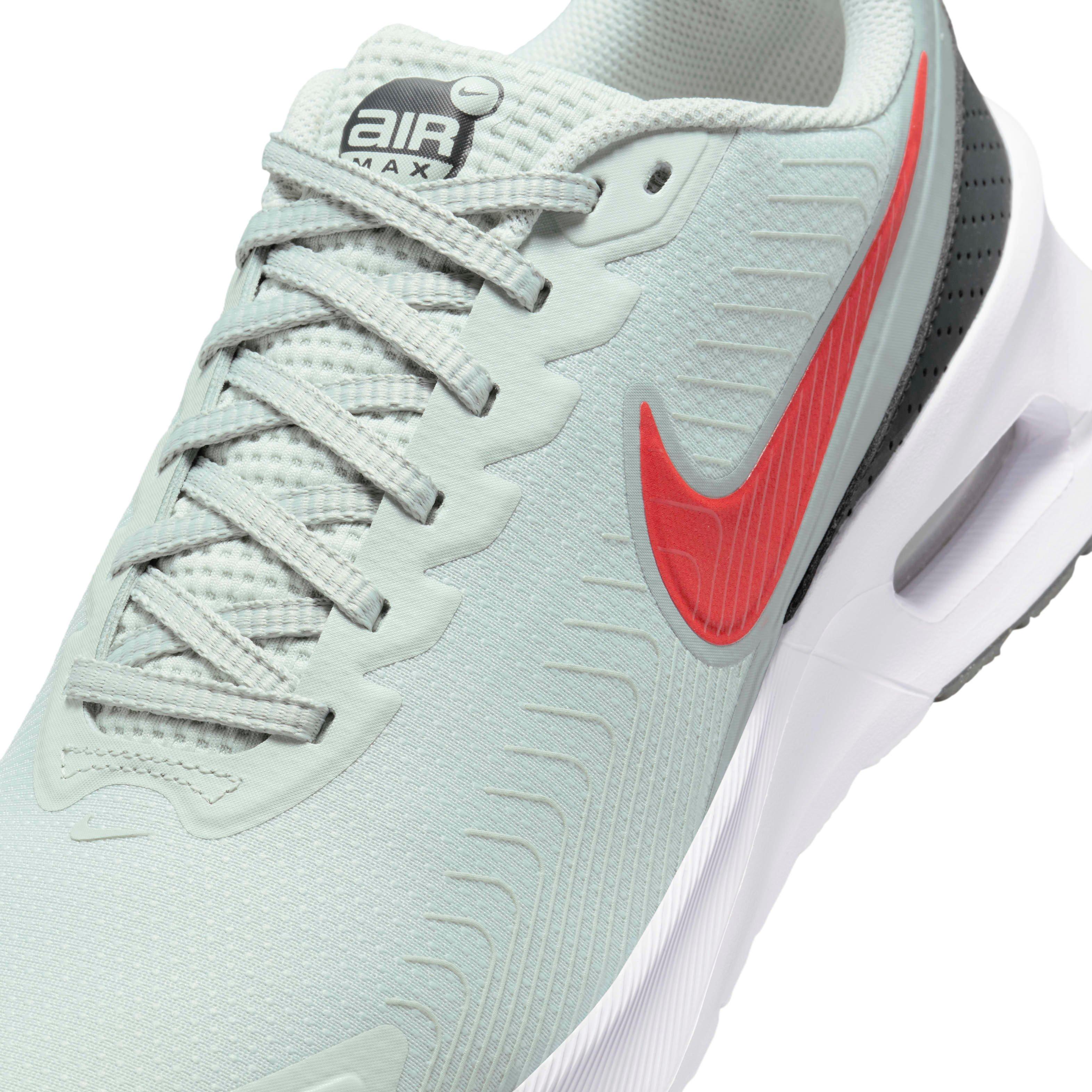 Nike Air Max Nuaxis "Light Silver/Light Pumice/White/Picante Red" Men's Shoe - LT SILVER/LT PUMICE/WHITE/RED Thumbnail View 7