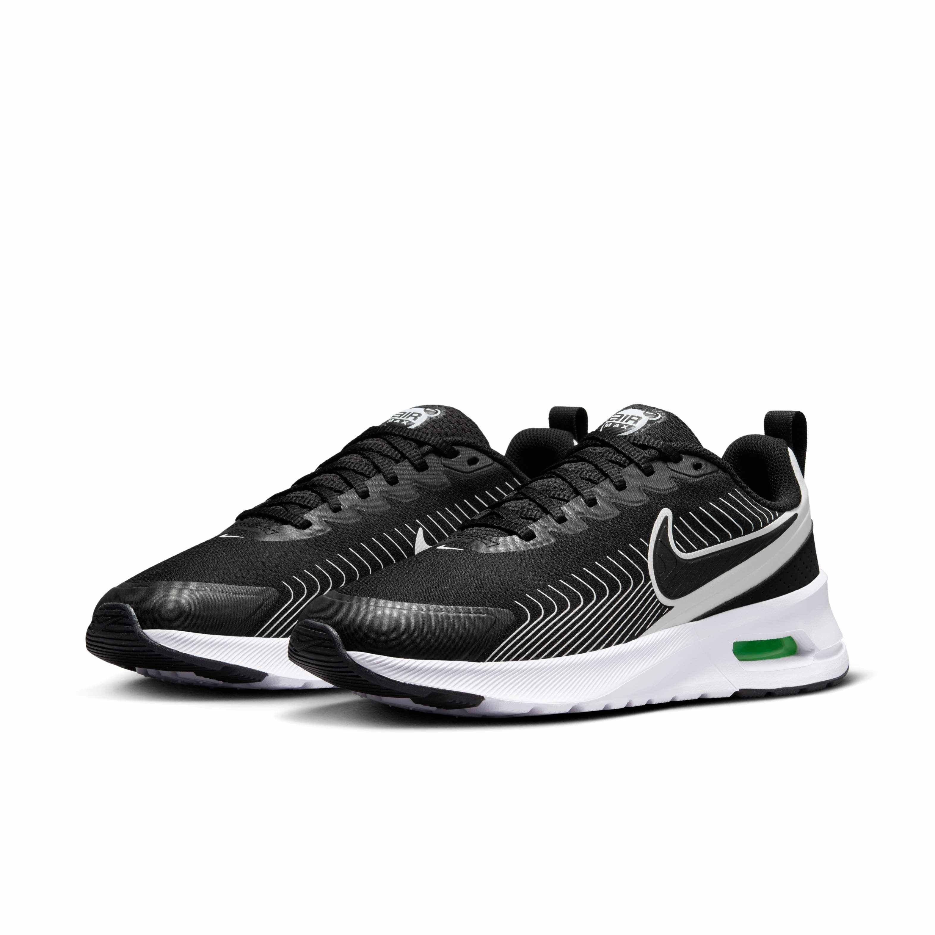 Nike Air Max Nuaxis "Black/White/Volt/Black" Men's Shoe - BLACK/WHITE/VOLT/BLACK Thumbnail View 3