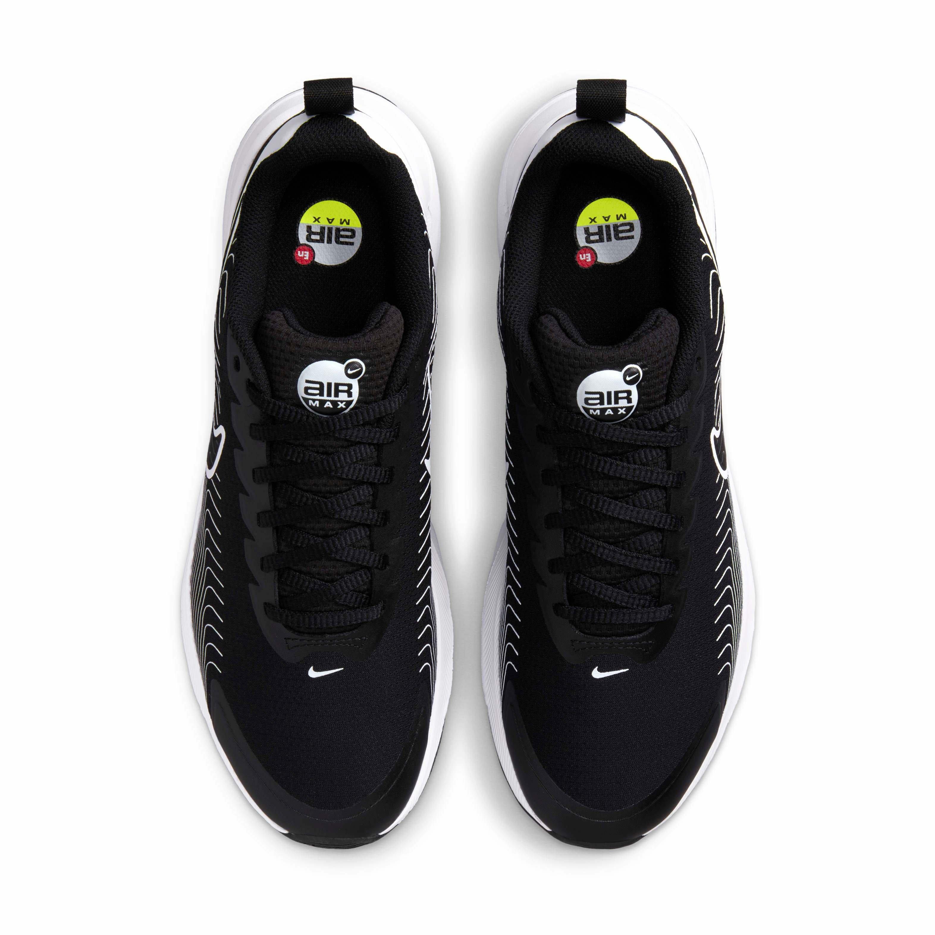 Nike Air Max Nuaxis "Black/White/Volt/Black" Men's Shoe - BLACK/WHITE/VOLT/BLACK Thumbnail View 4