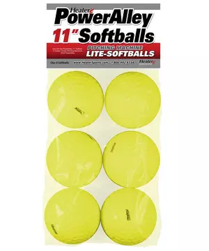 Heater Sports PowerAlley Soft Lite-Balls 6 Pack 
